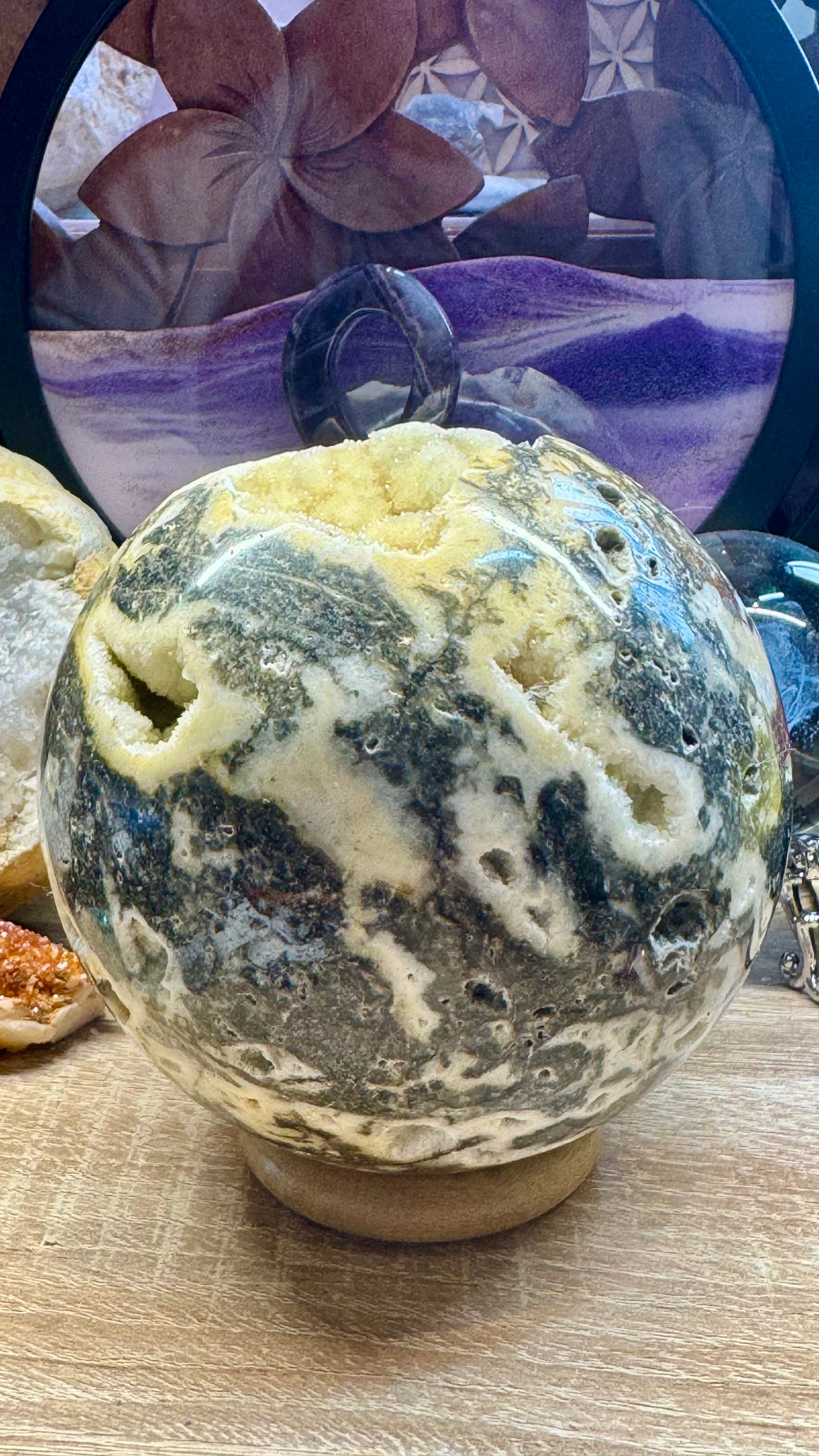 Sphère de Jaspe Orbiculaire