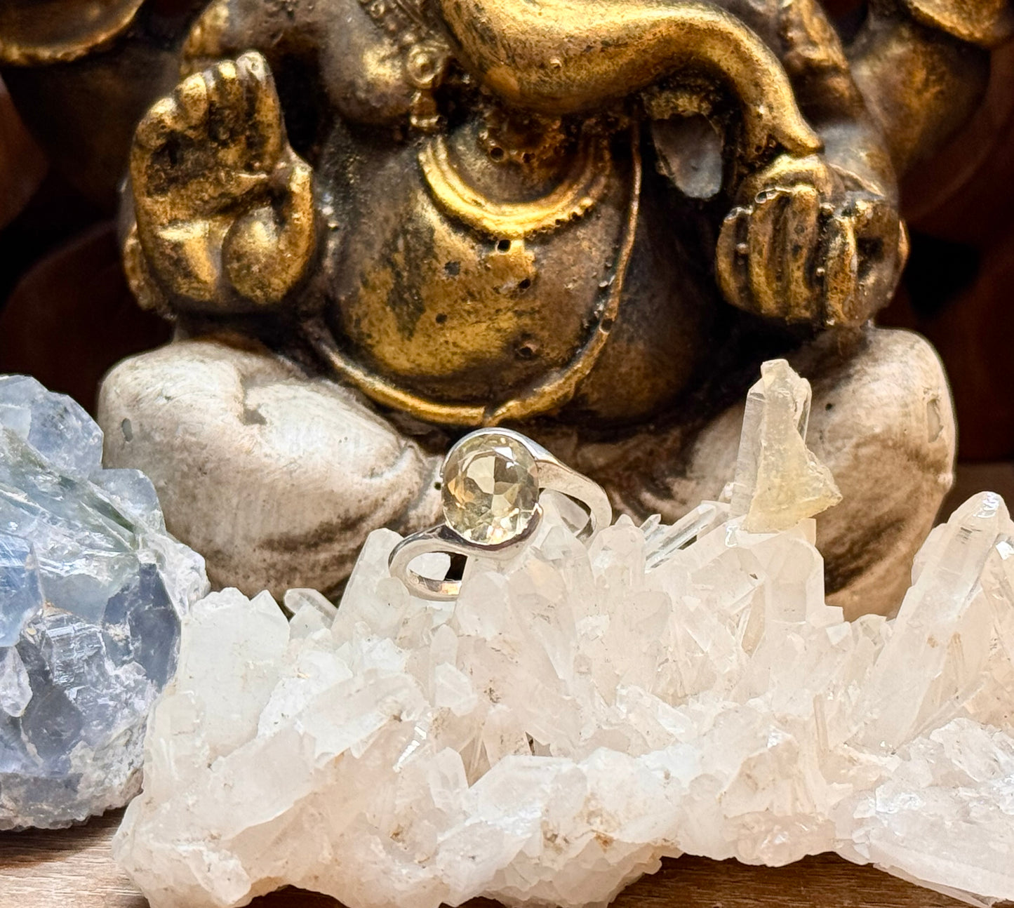 Bague citrine T53