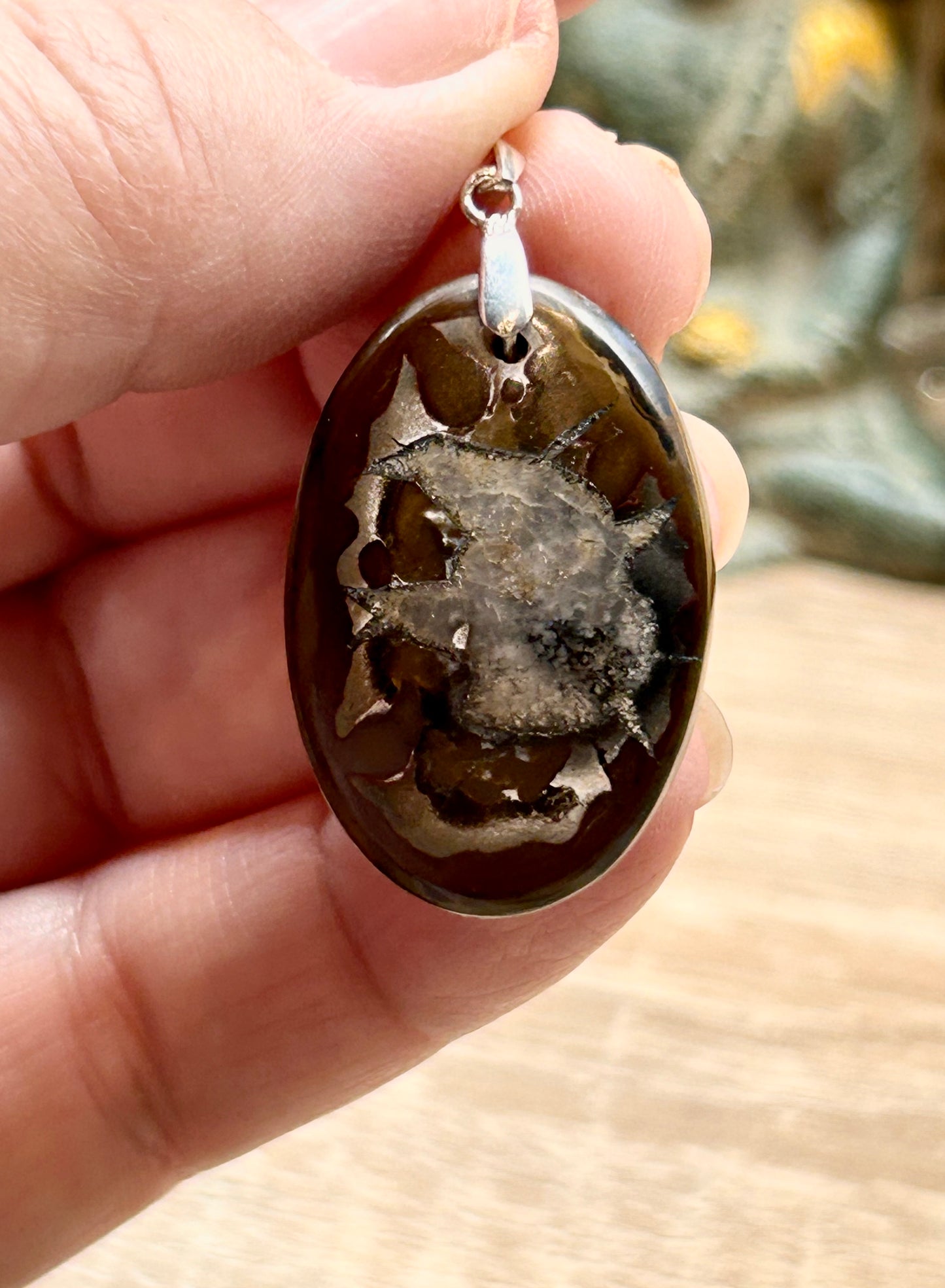 Pendentif de septaria