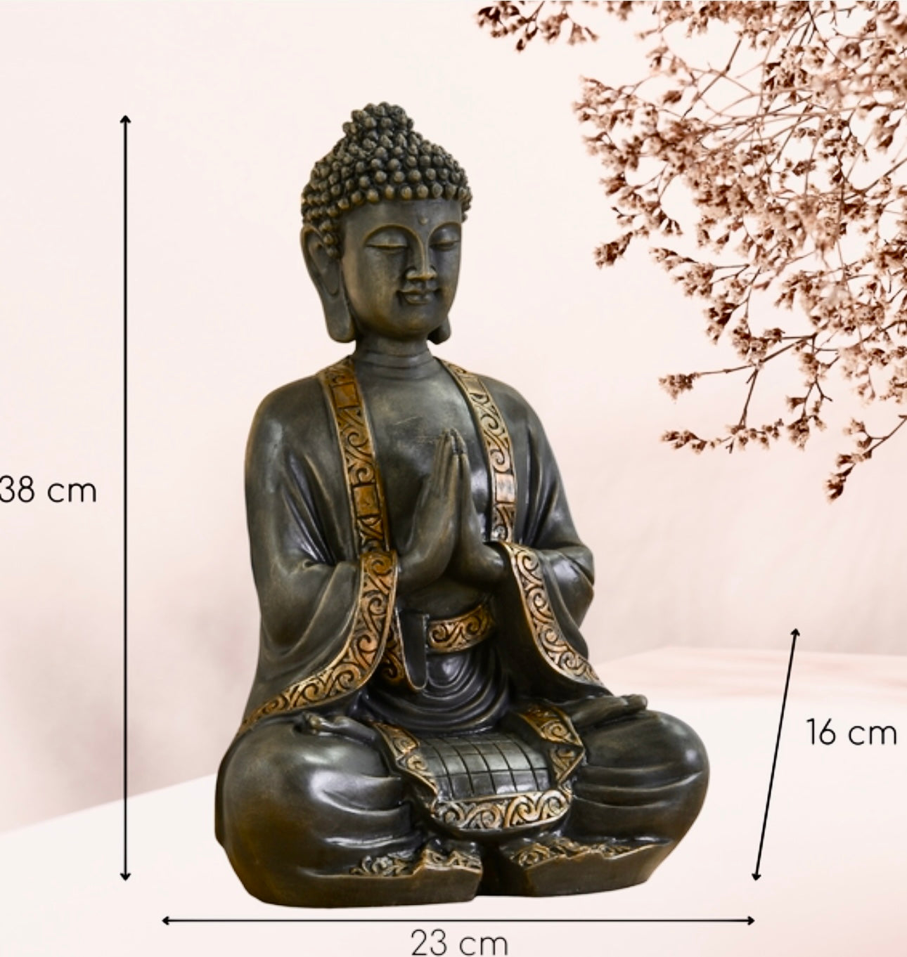 Statue Bouddha en prière
