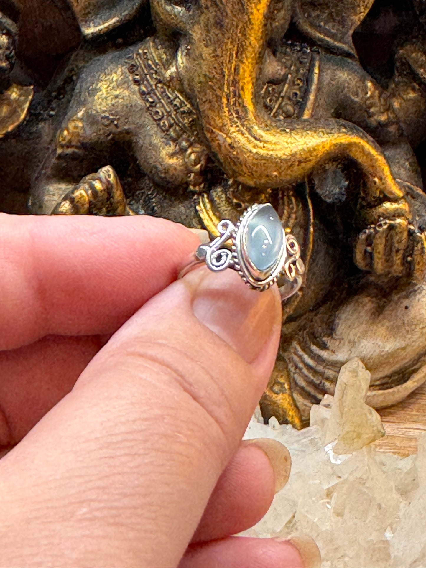 Bague Calcédoine T50
