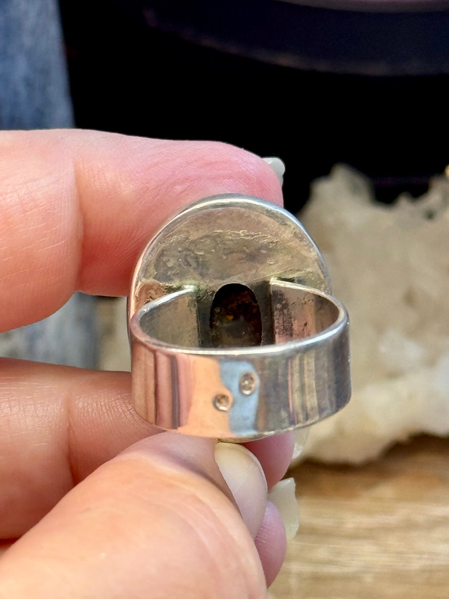 Bague en Ambre T57
