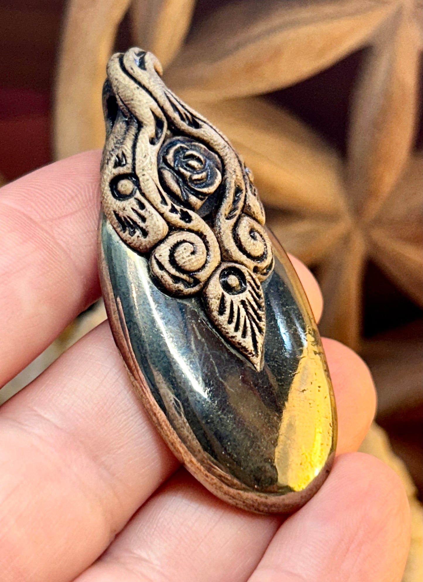 Pendentif de pyrite