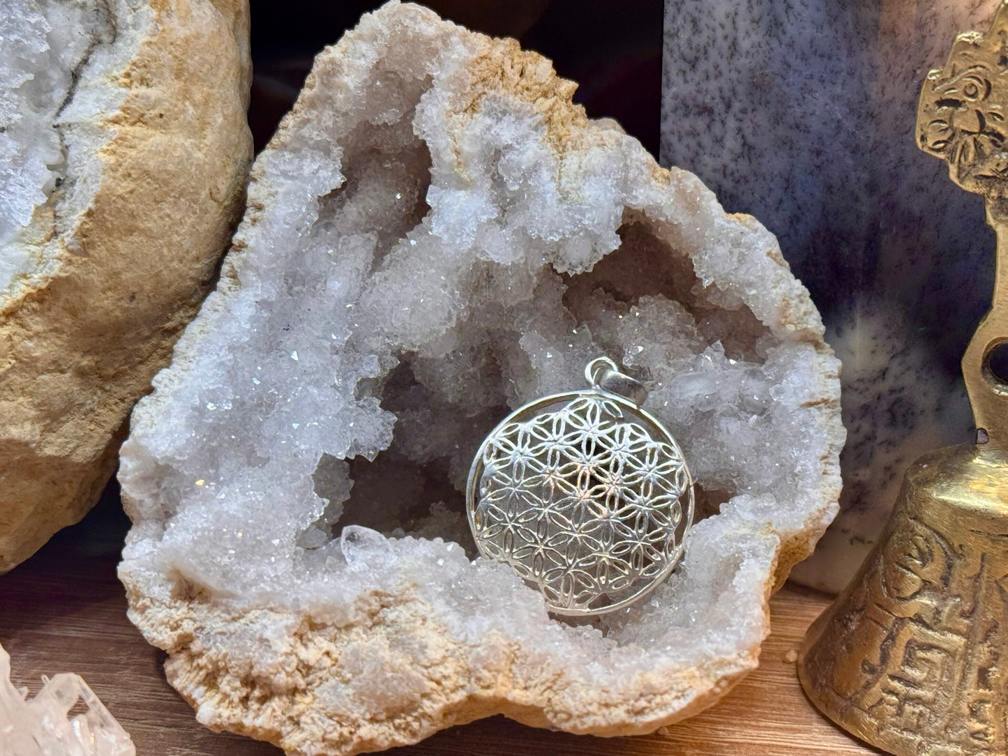 Fleur de vie en argent 925