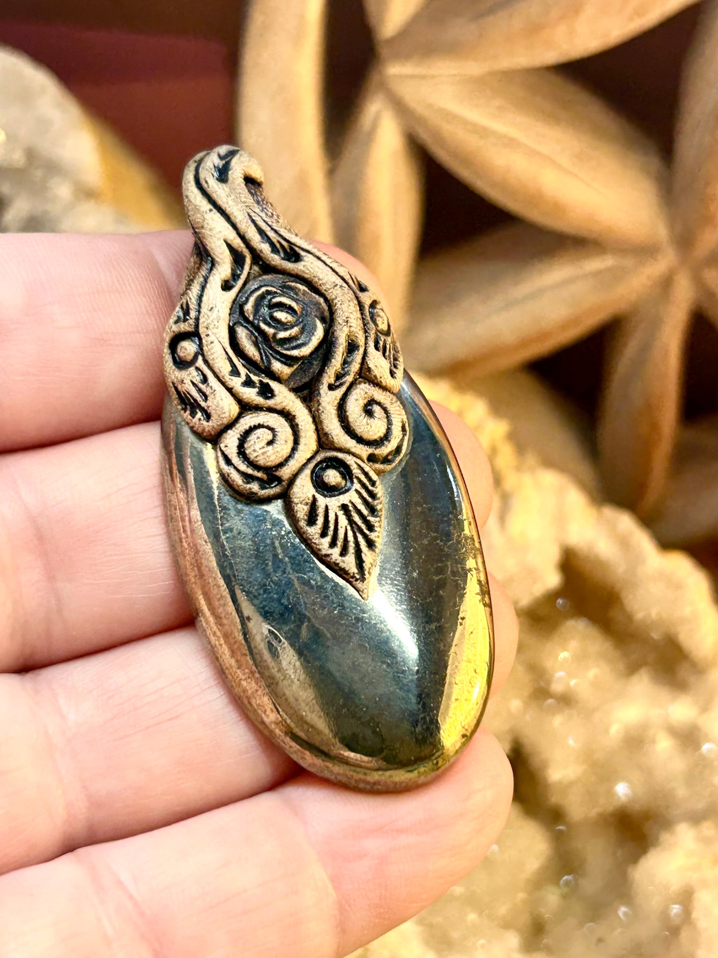 Pendentif de pyrite