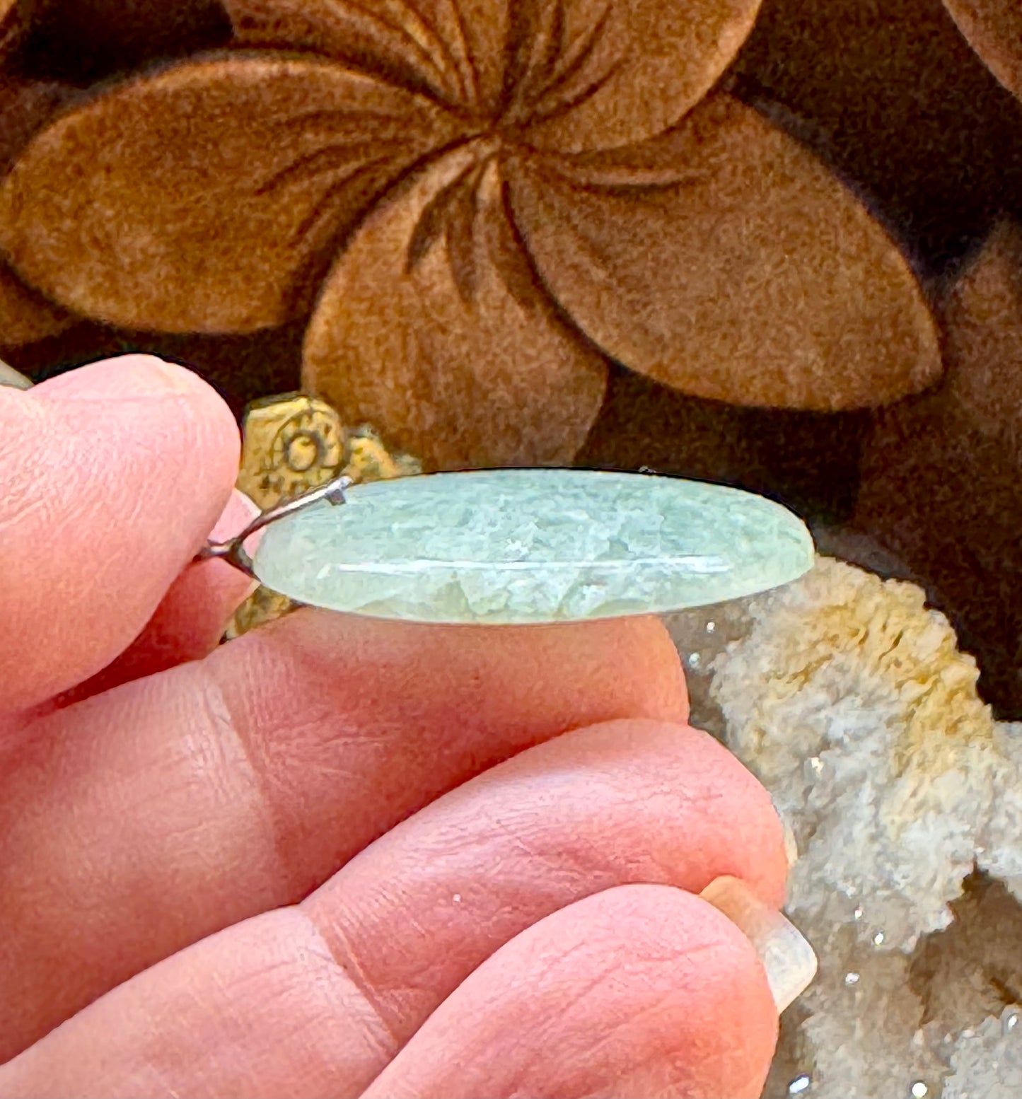 Pendentif d’aigue marine