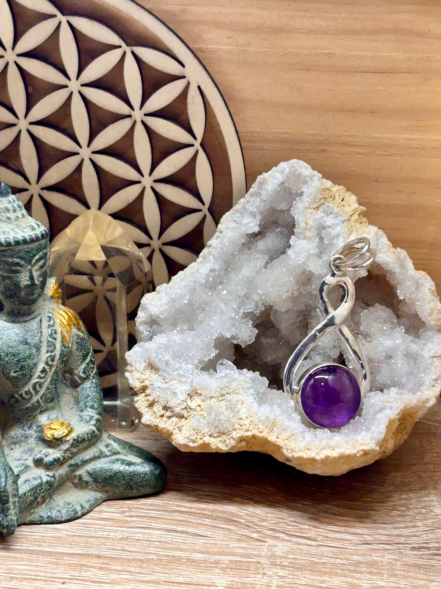Pendentif en améthyste