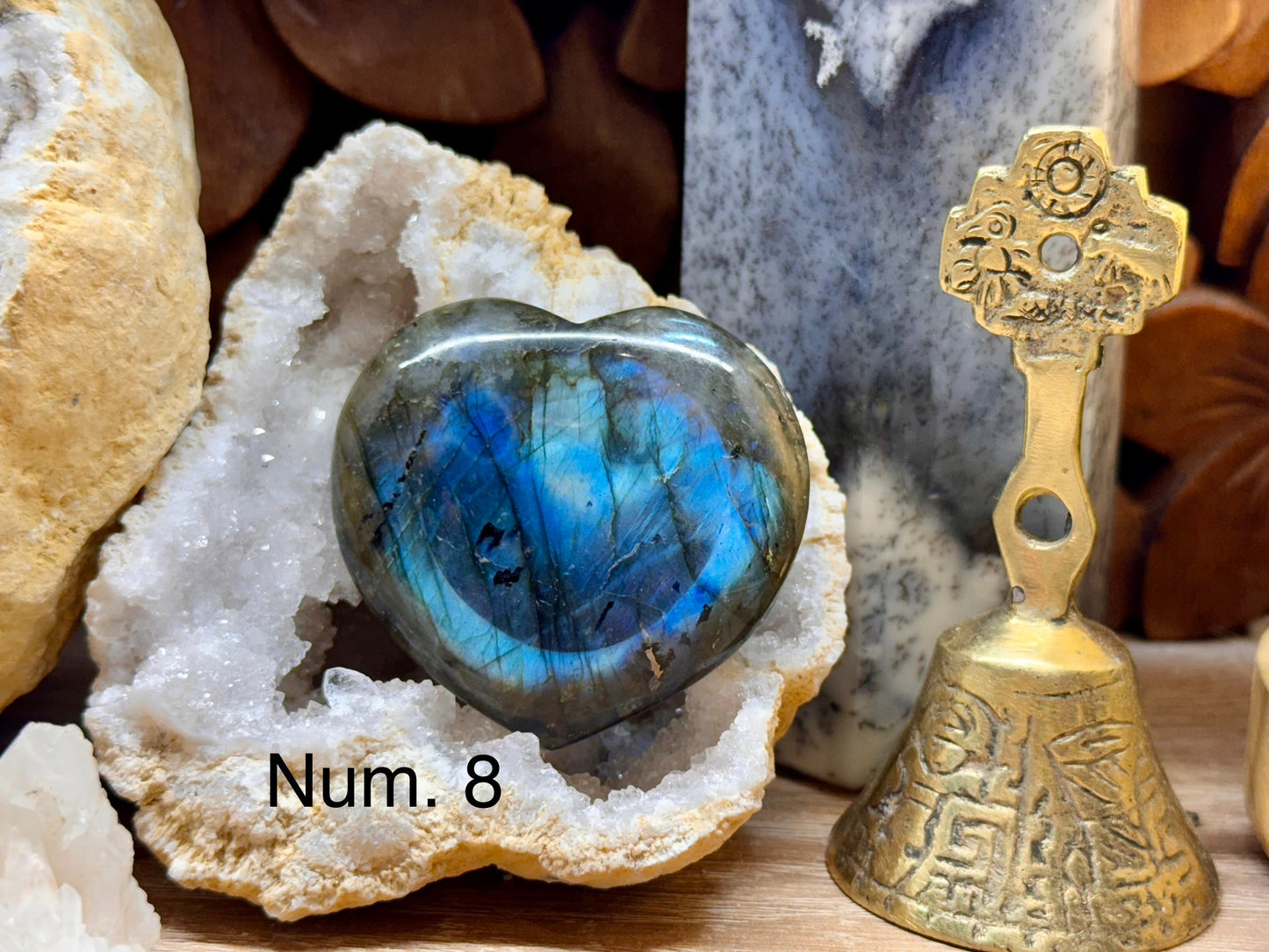 Pierre anti-stress labradorite