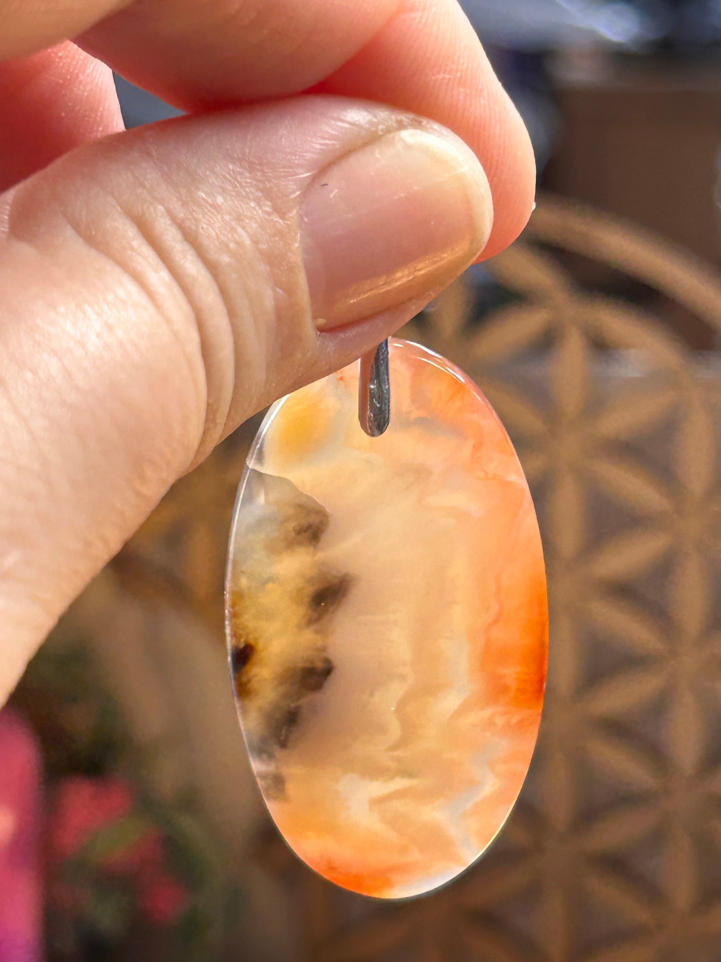 Pendentif d’agate pandora