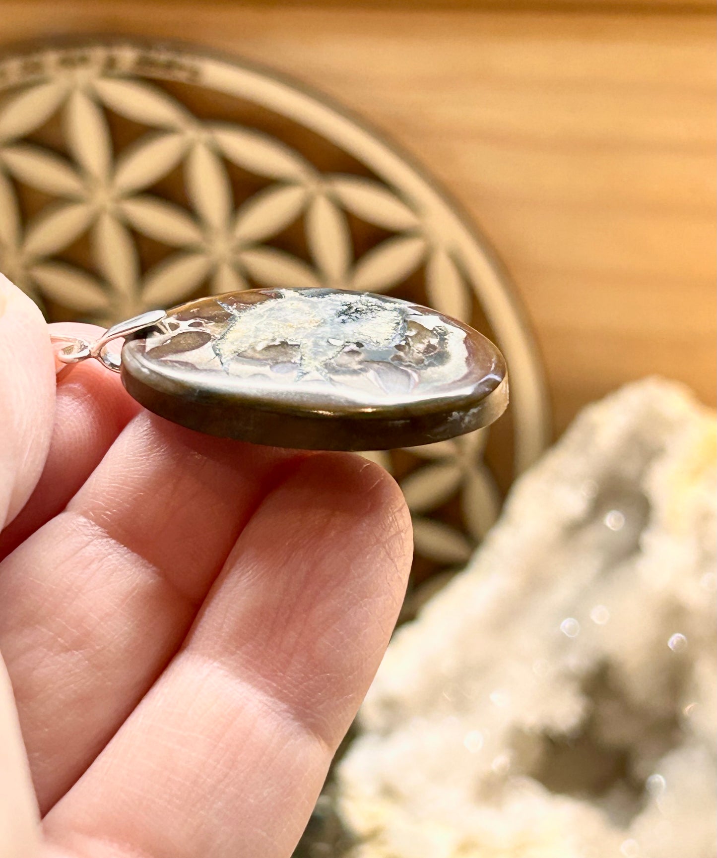 Pendentif de septaria