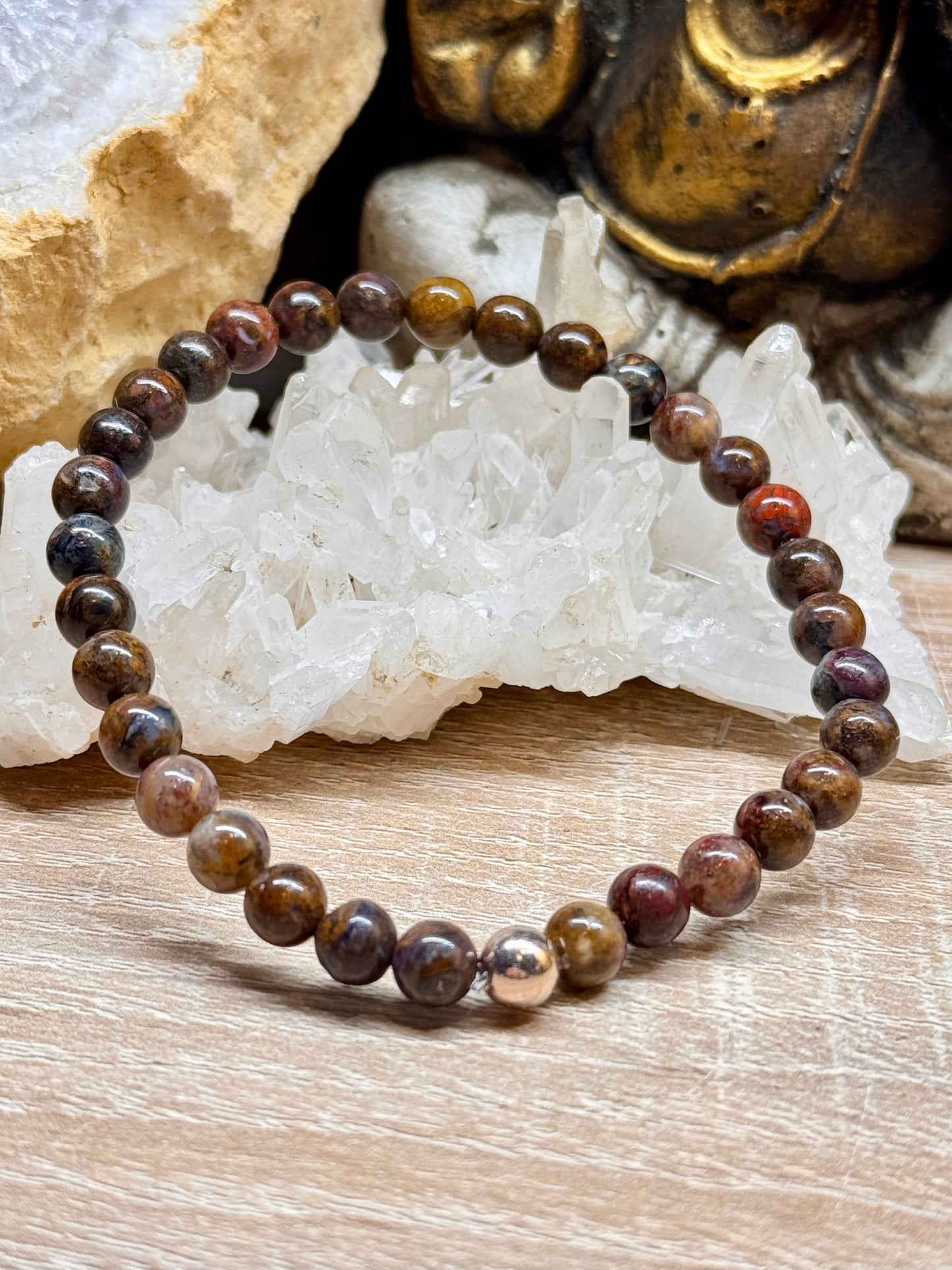 Bracelet de lithothérapie en piétersite