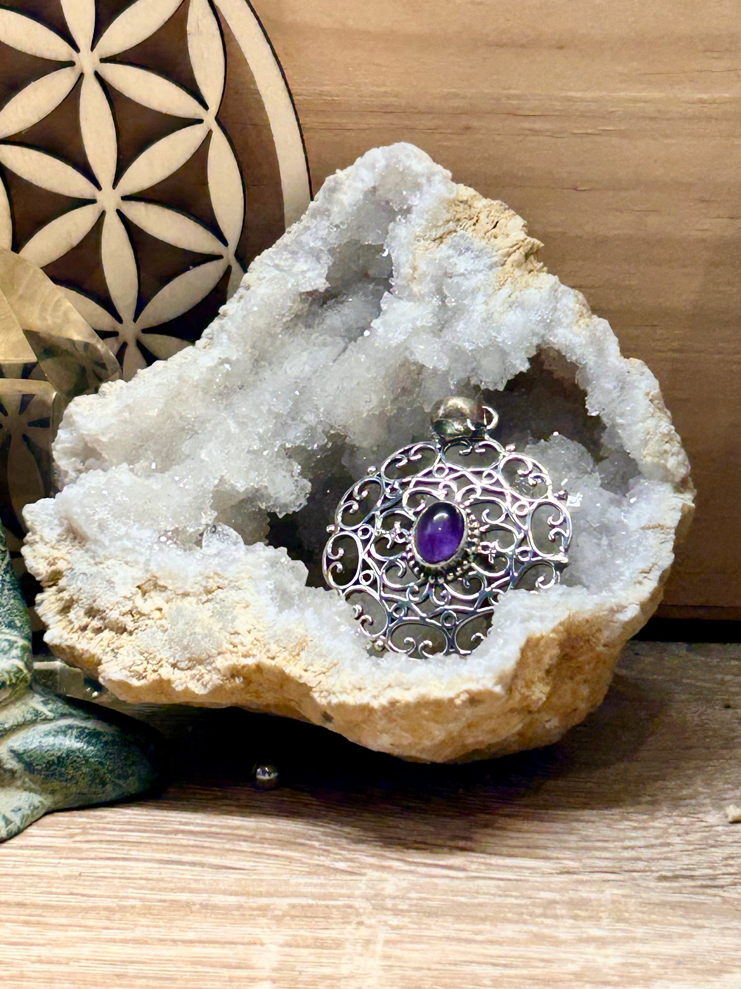 Pendentif d’améthyste