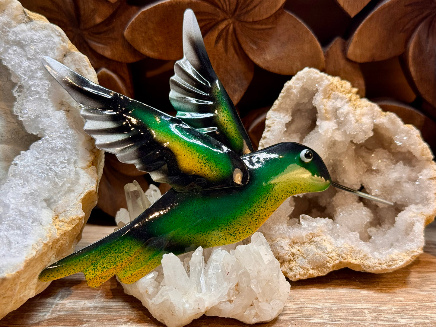 Colibri métallique à suspendre