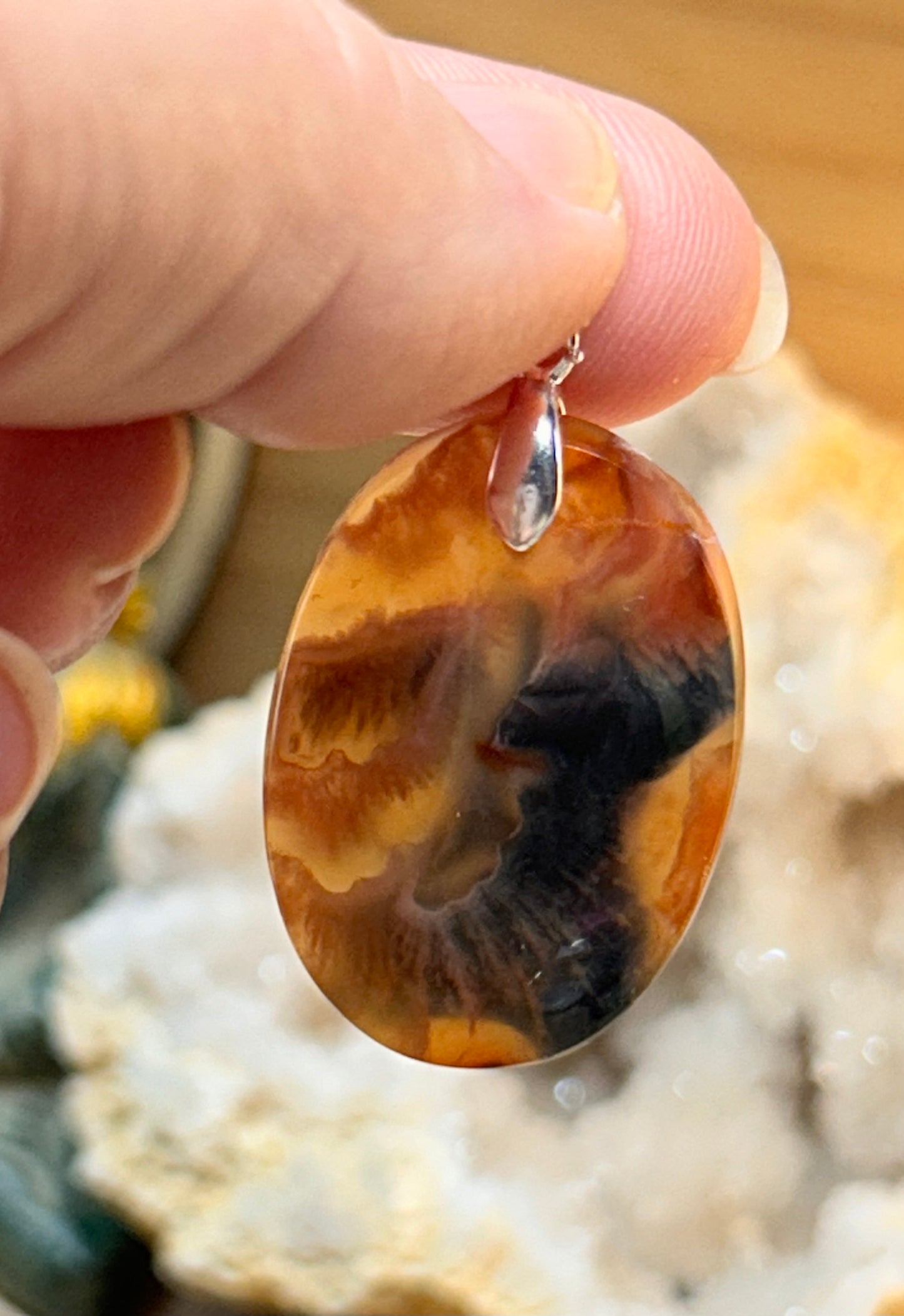 Pendentif d’agate pandora