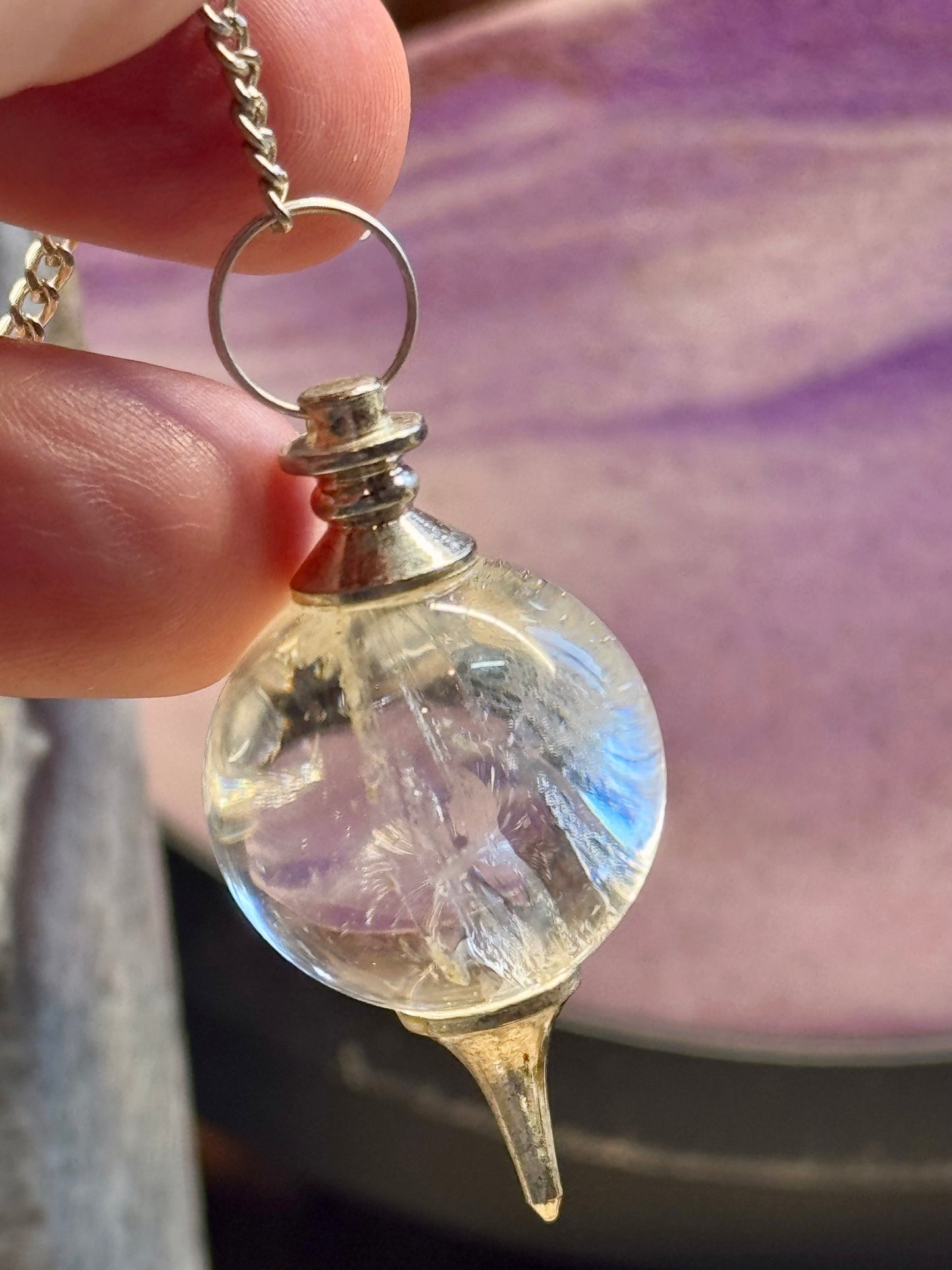 Pendule sphérique Séphoroton en Cristal de roche