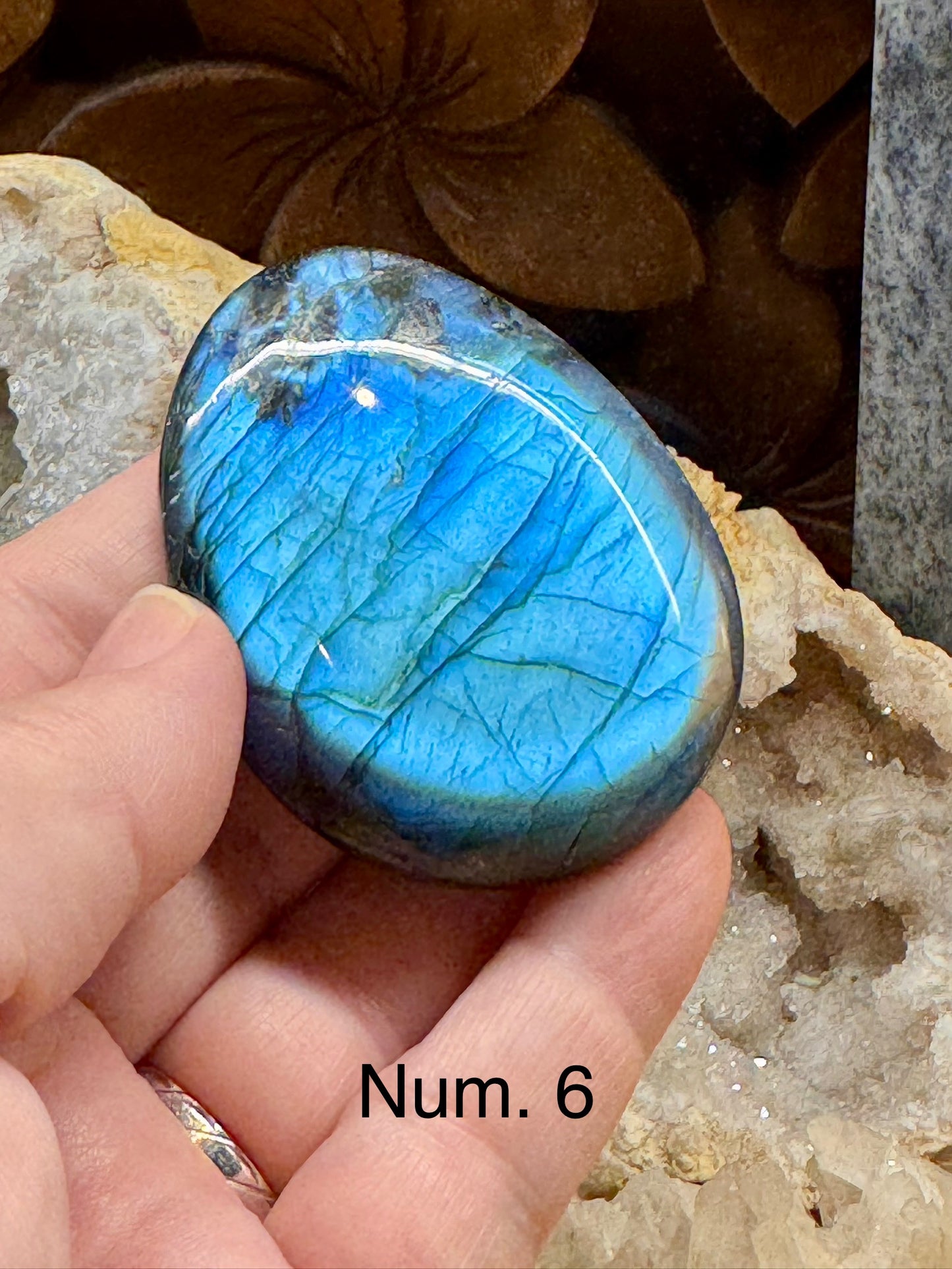 Pierre anti-stress labradorite