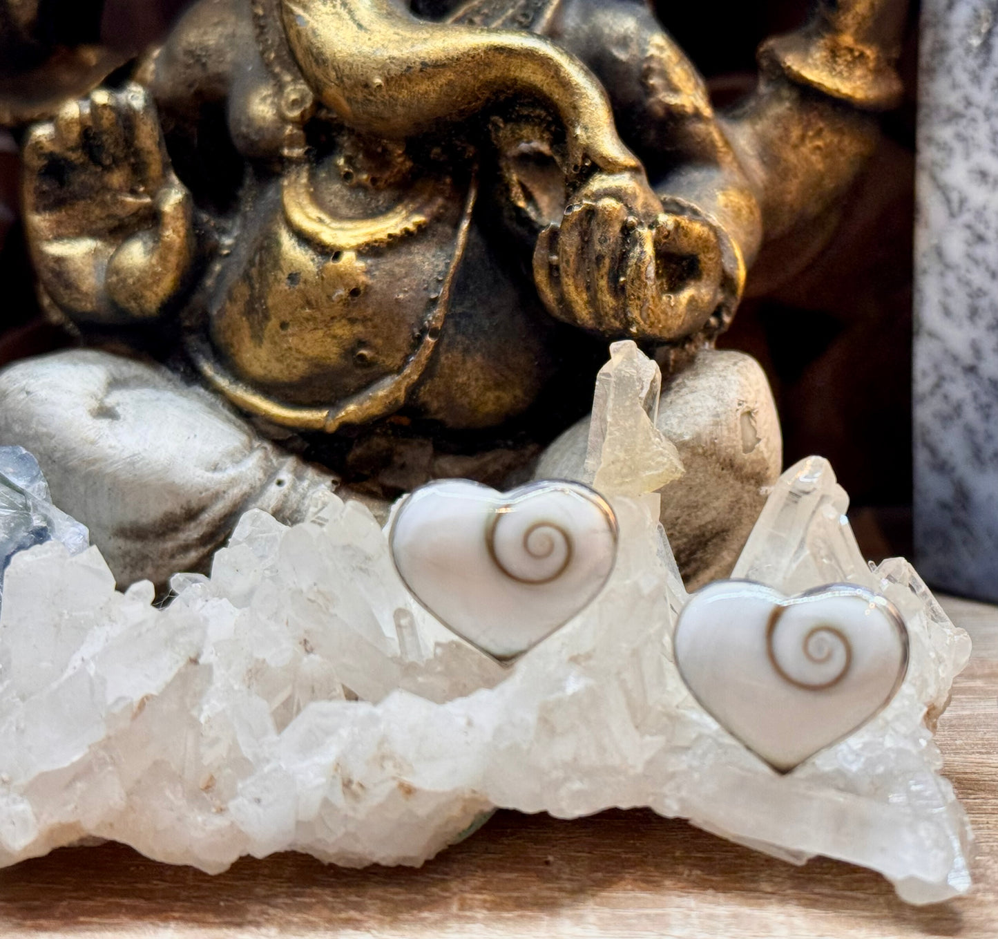 Boucles d’oreilles clous cœur