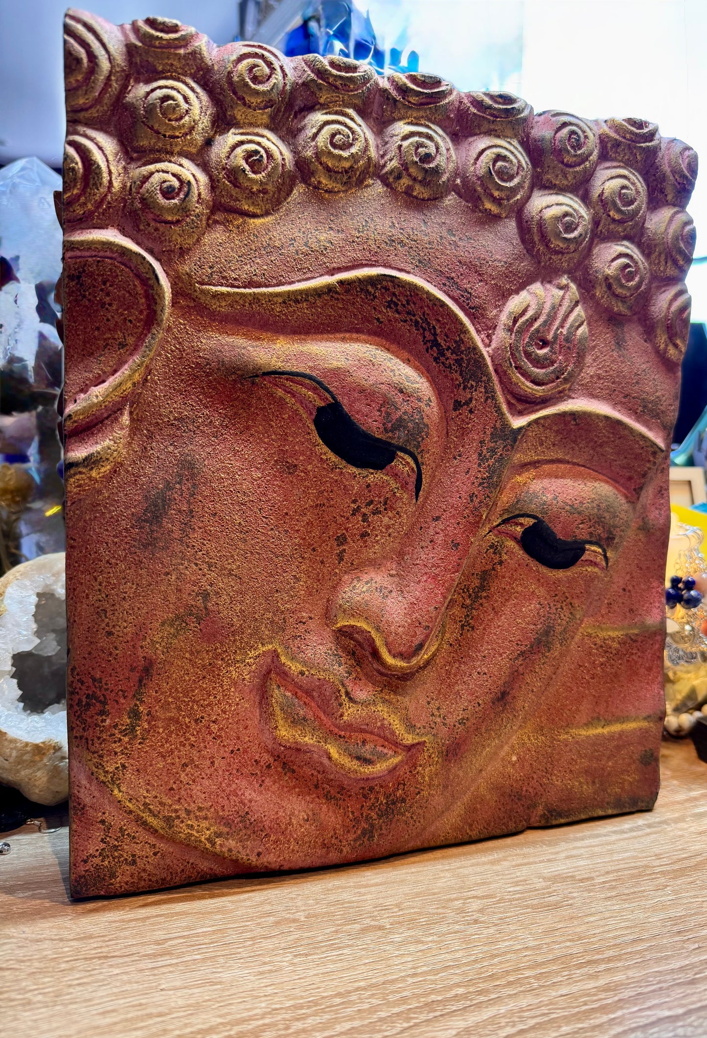Cadre Bouddha sculpté