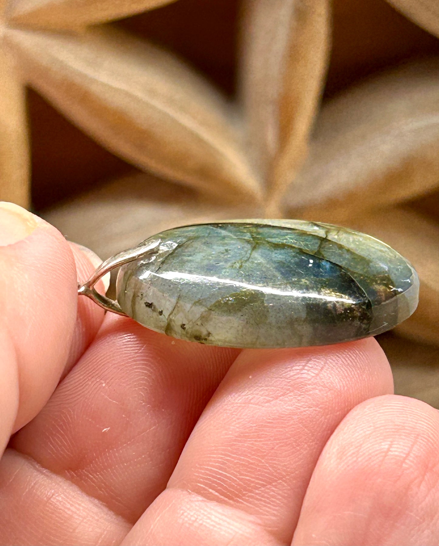 Pendentif de labradorite