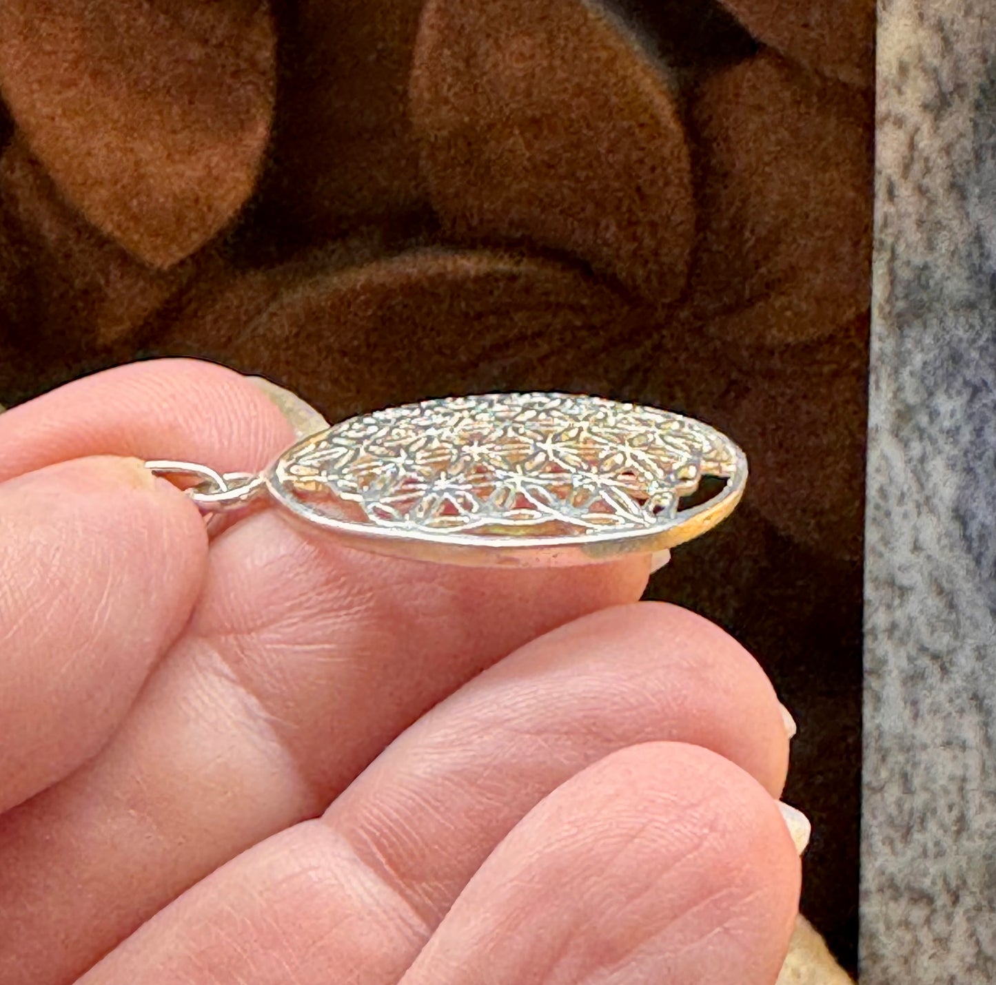 Fleur de vie en argent 925