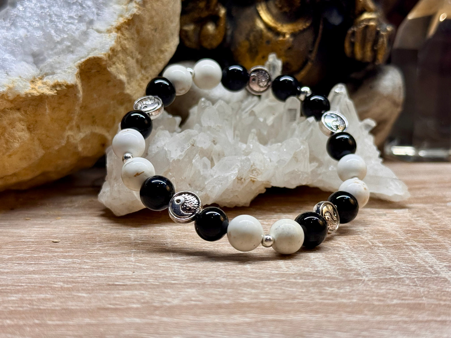Bracelet "Équilibre" Yin et Yang