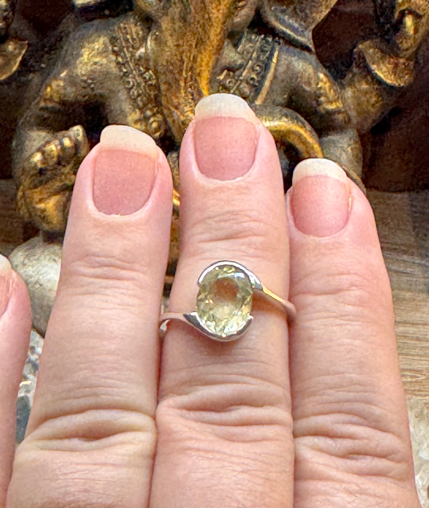 Bague Citrine T54