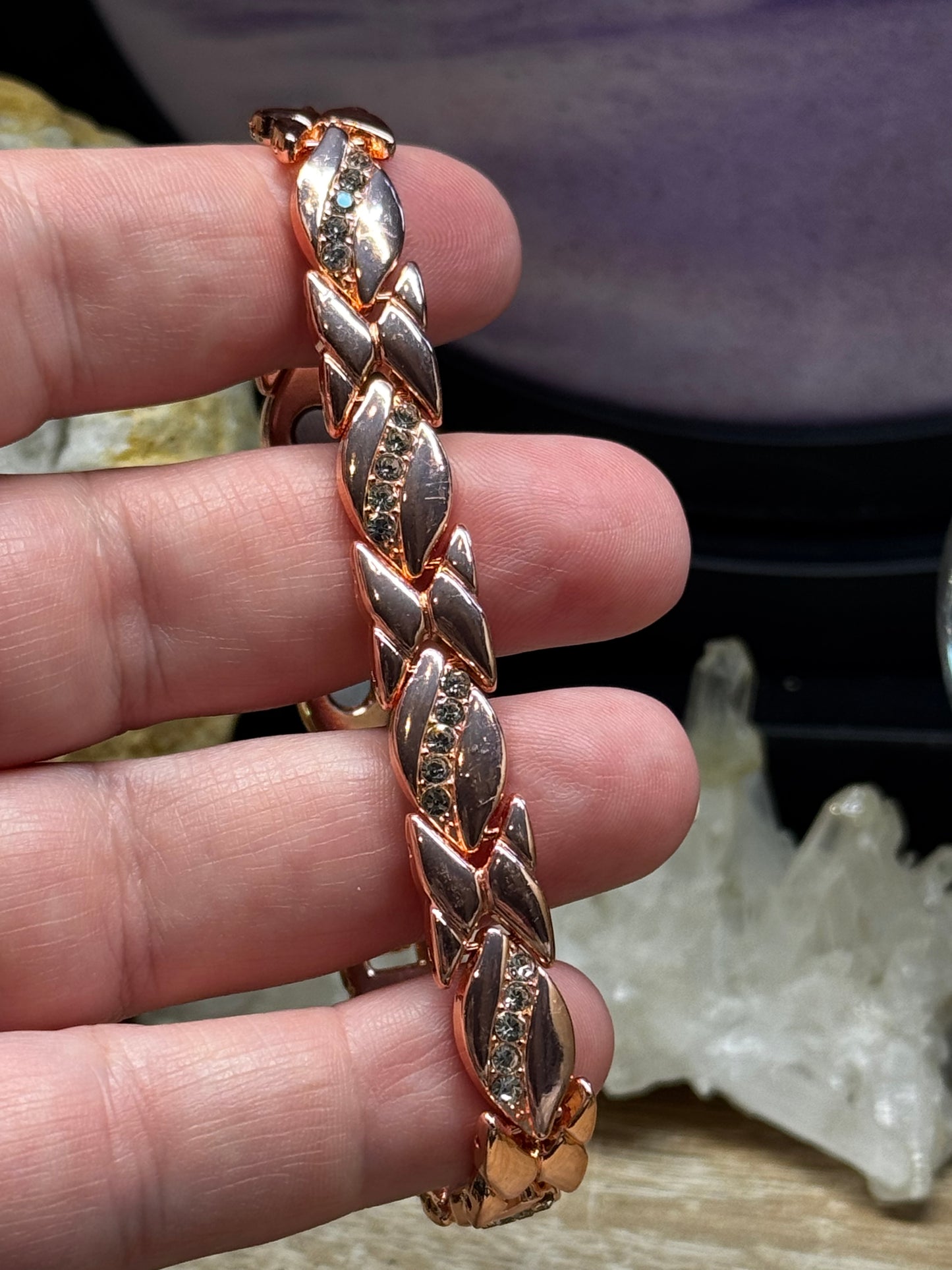 Bracelet magnétique en acier inoxydable