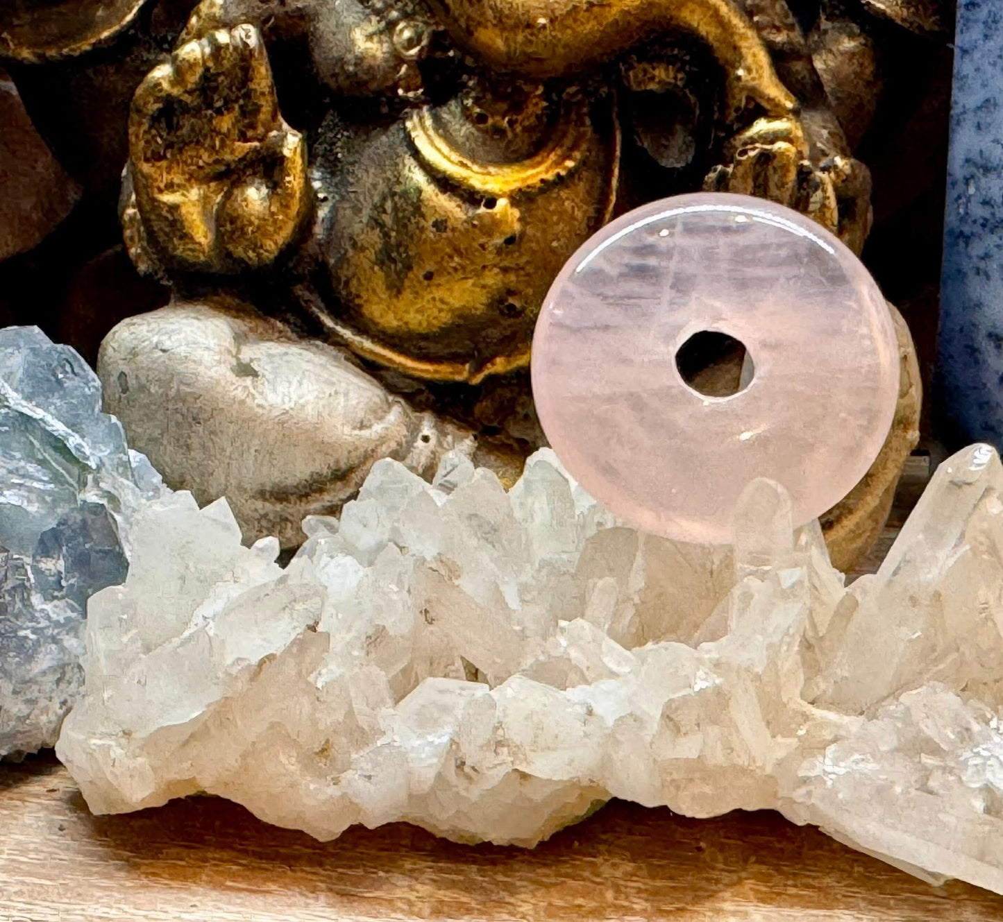 Donut de quartz rose