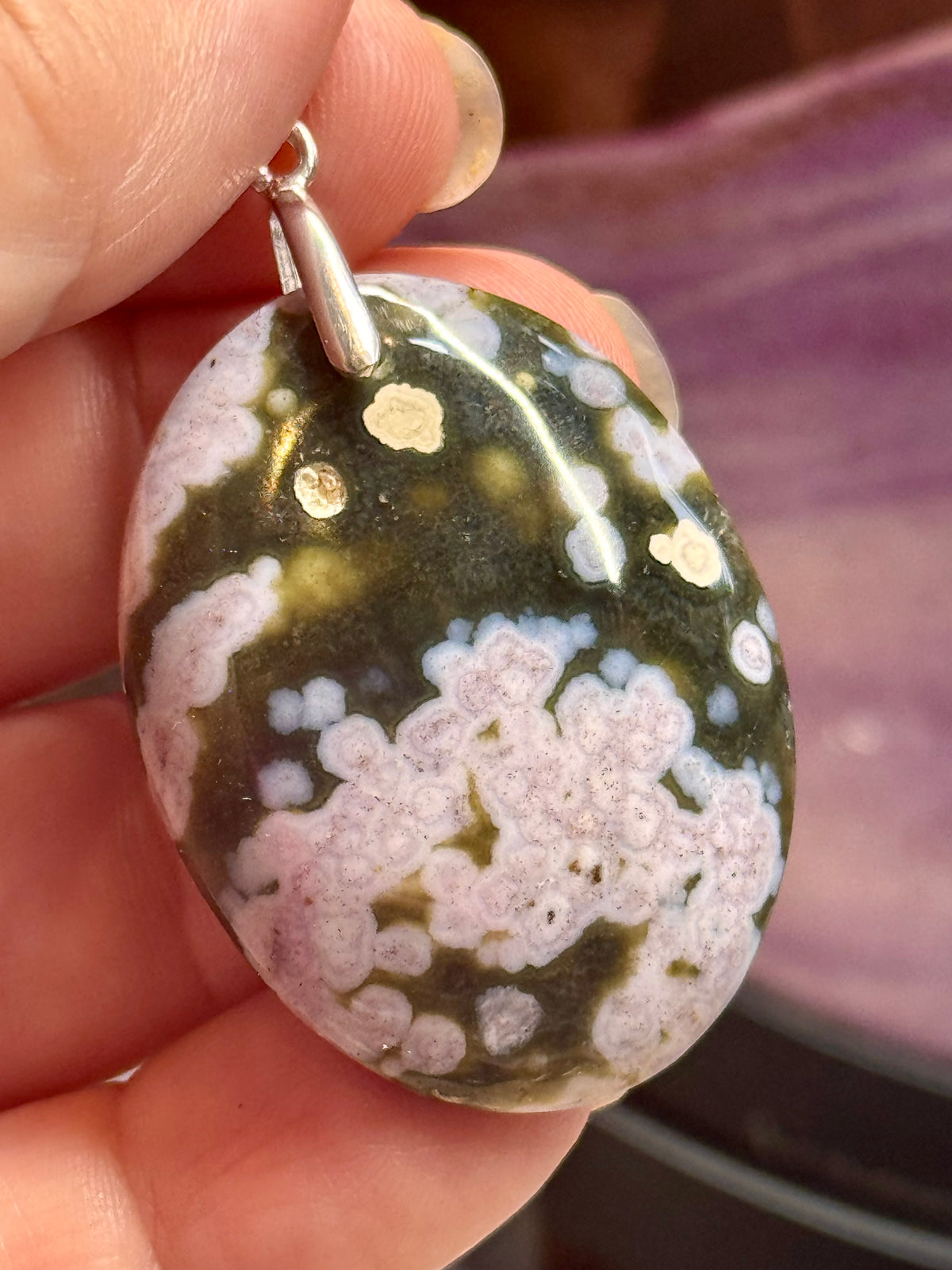 Pendentif de Jaspe Orbiculaire 2
