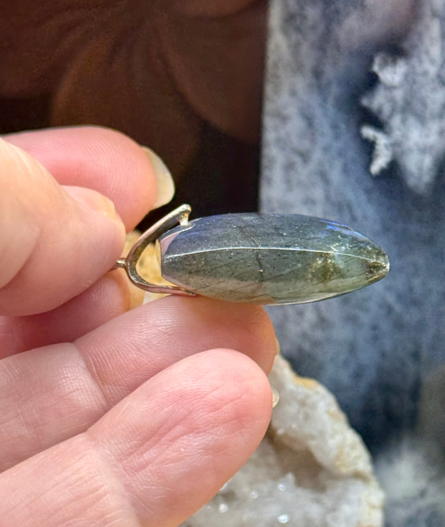 Pendentif de labradorite