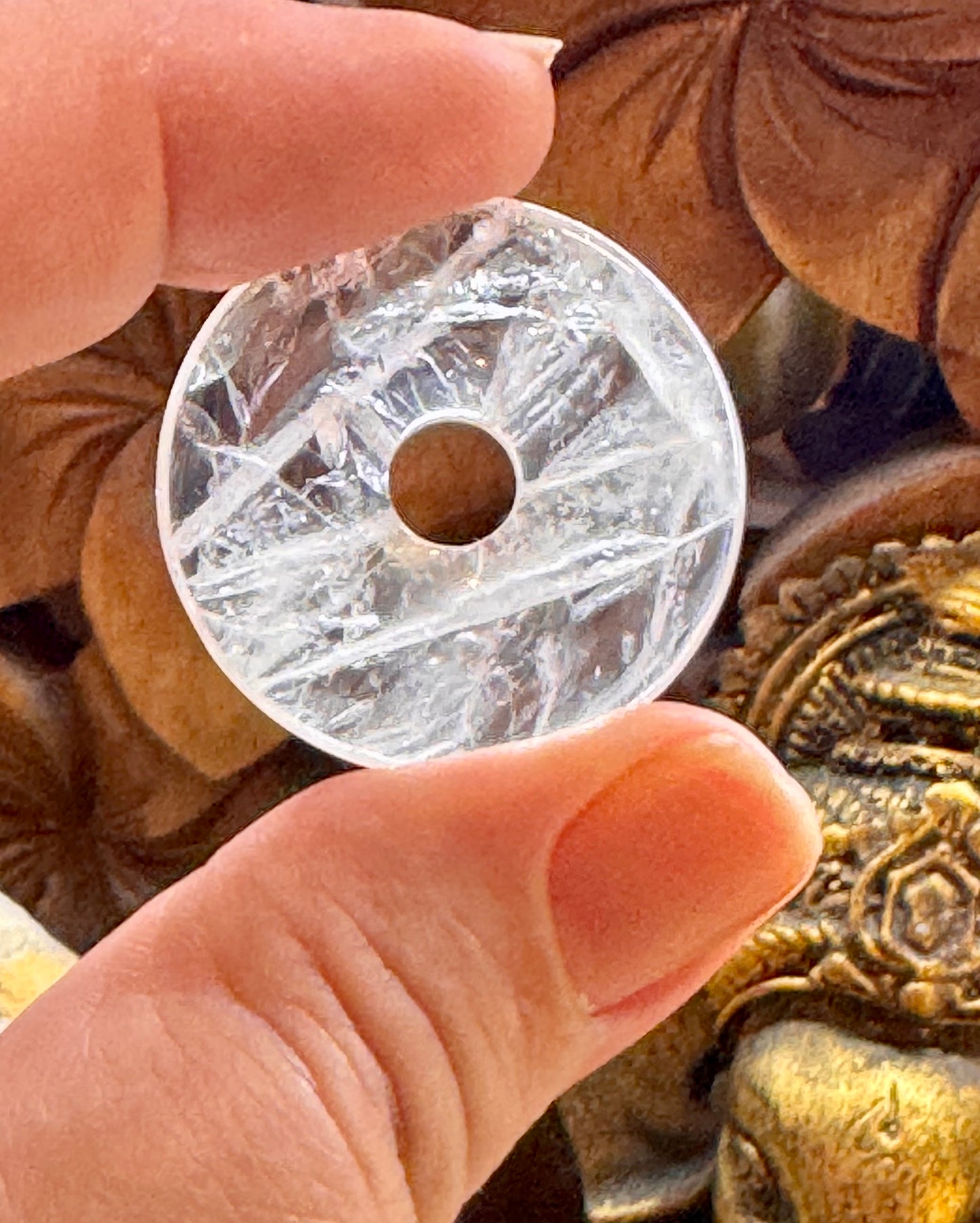 Donut de cristal de roche