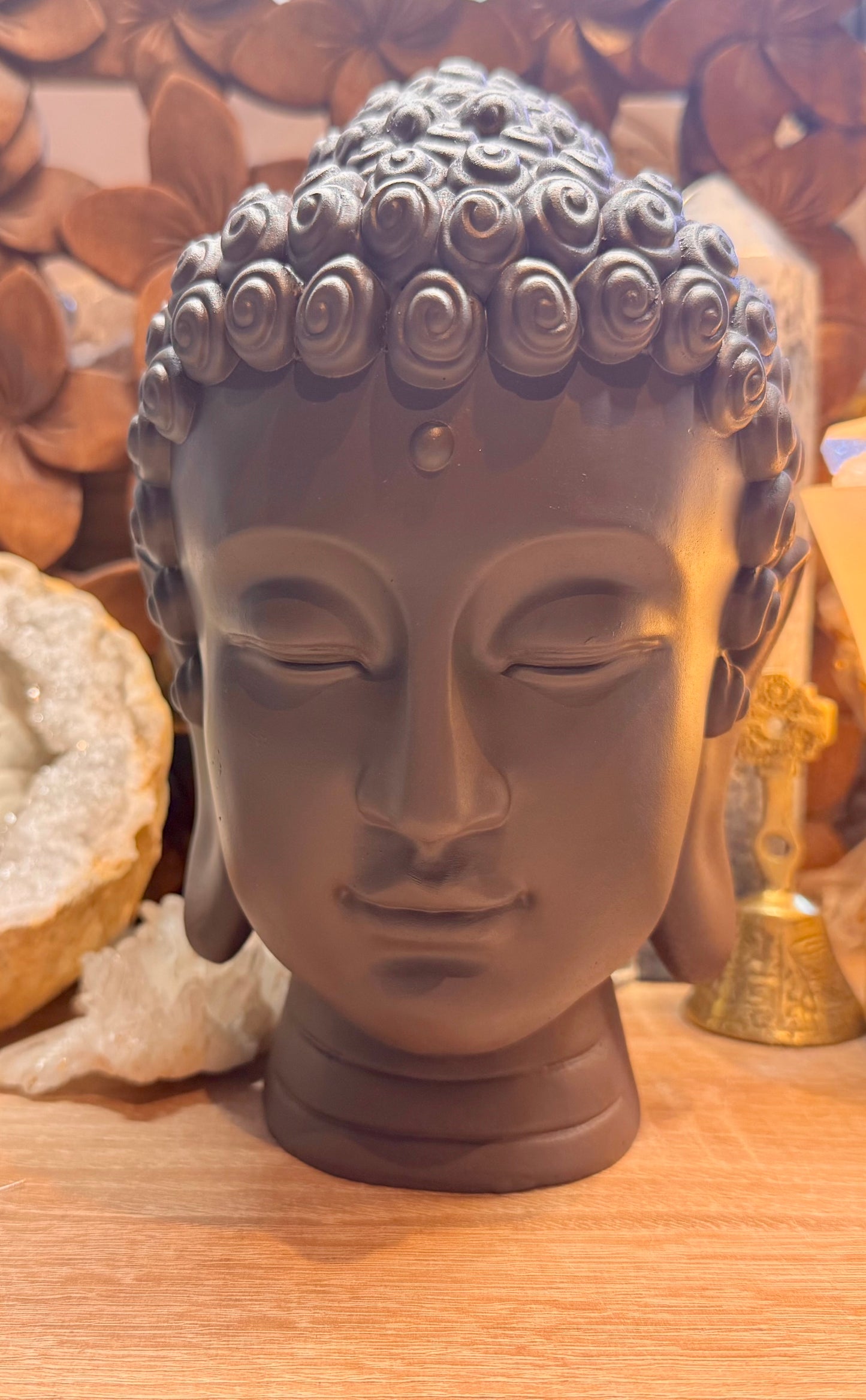 Statue tête de Bouddha