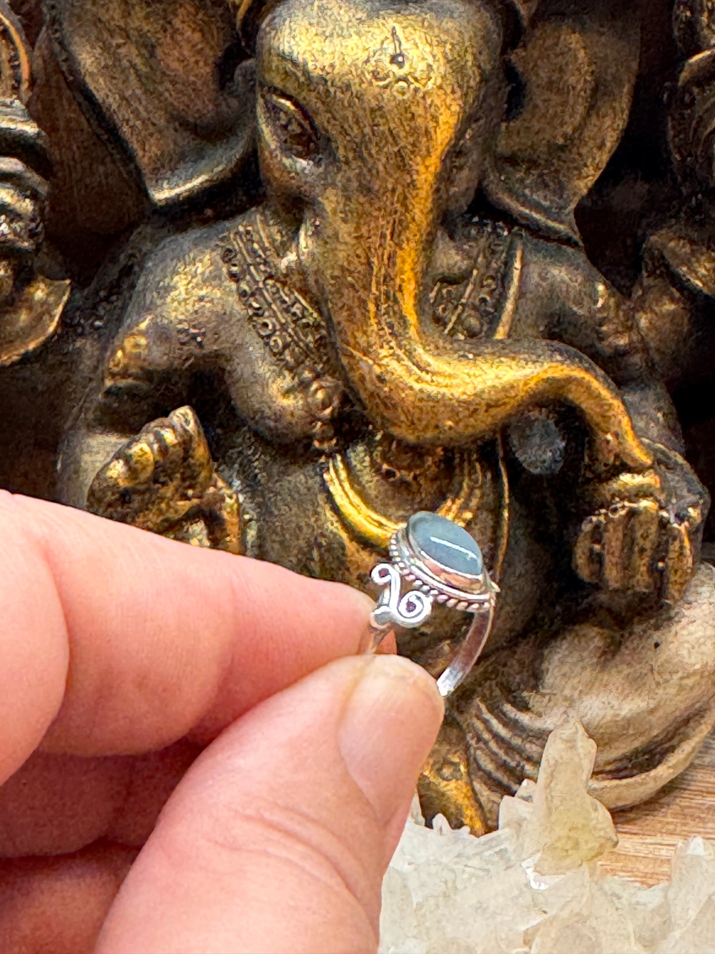 Bague Calcédoine T50