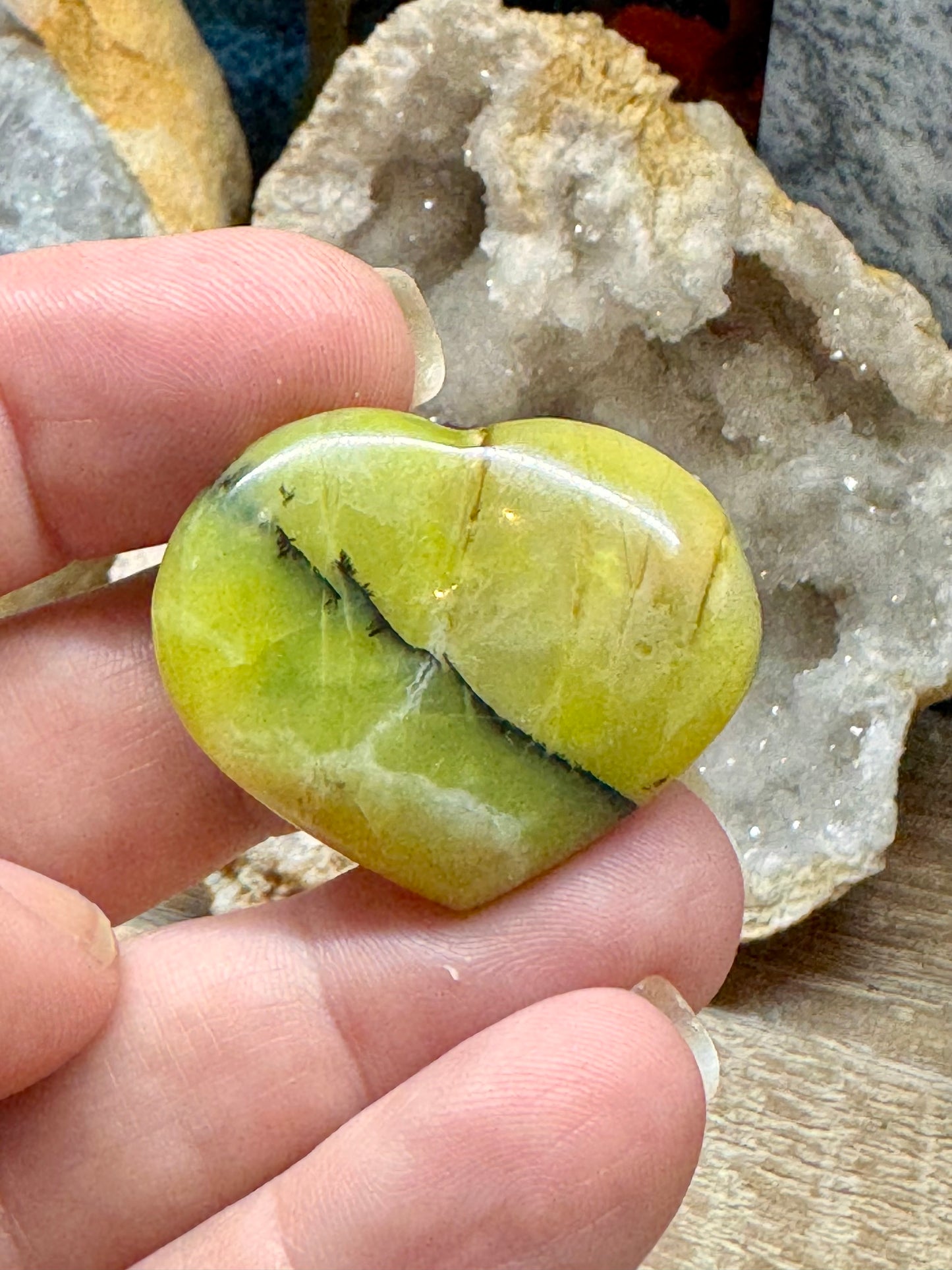 Cœur d’opale verte