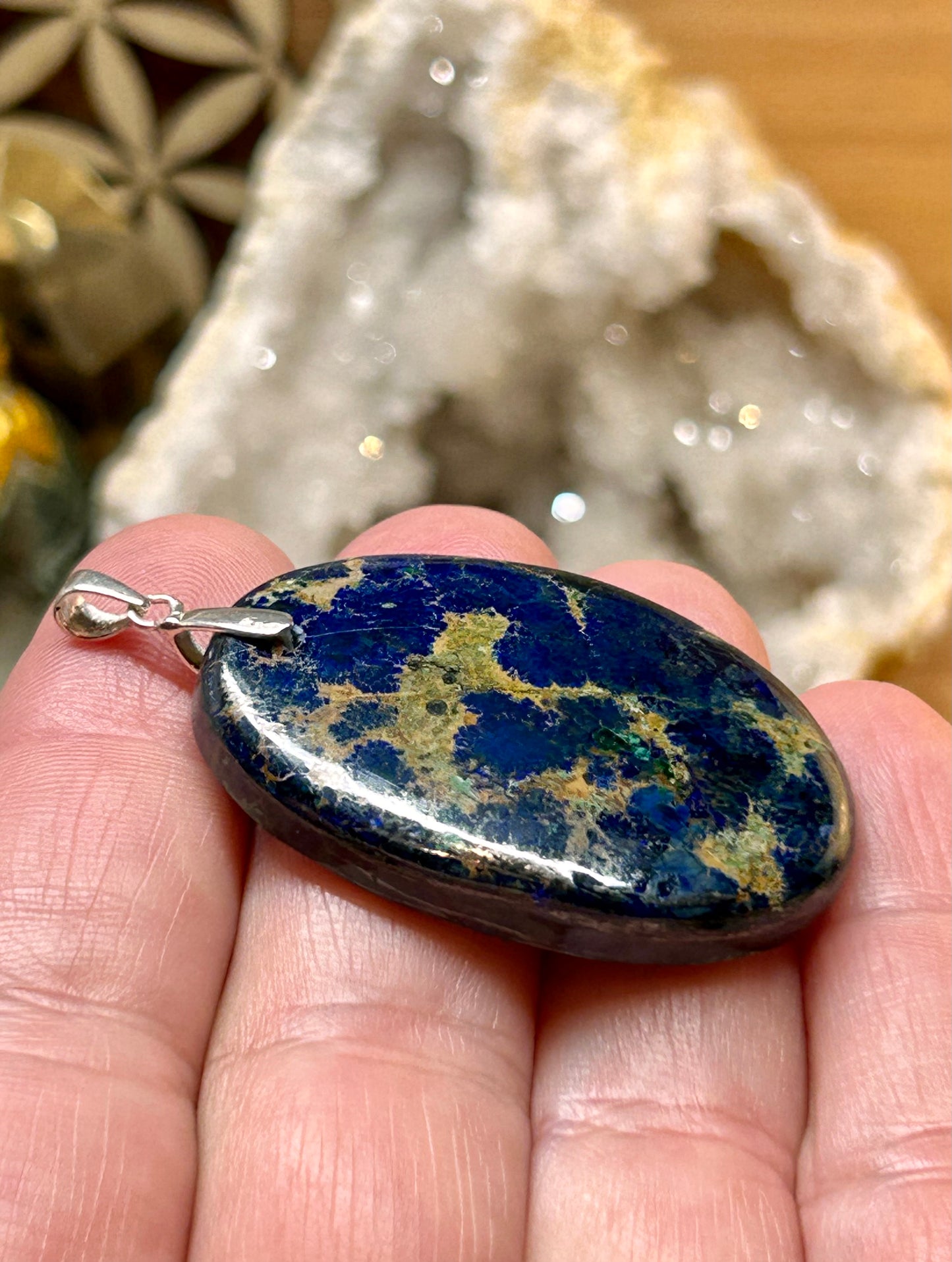 Pendentif d’azurite
