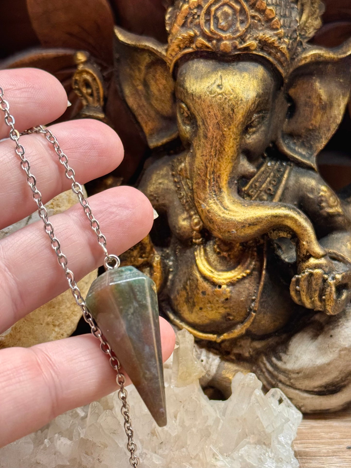 Pendule en Agate Indienne