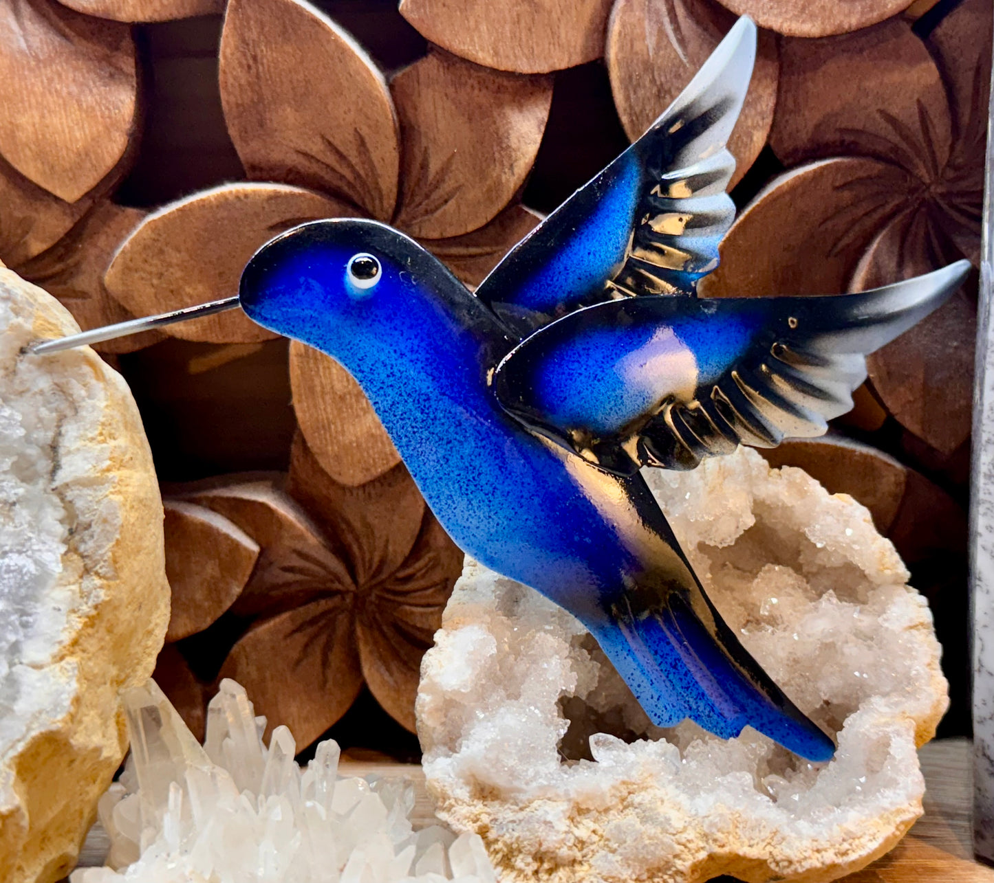 Colibri métallique à suspendre