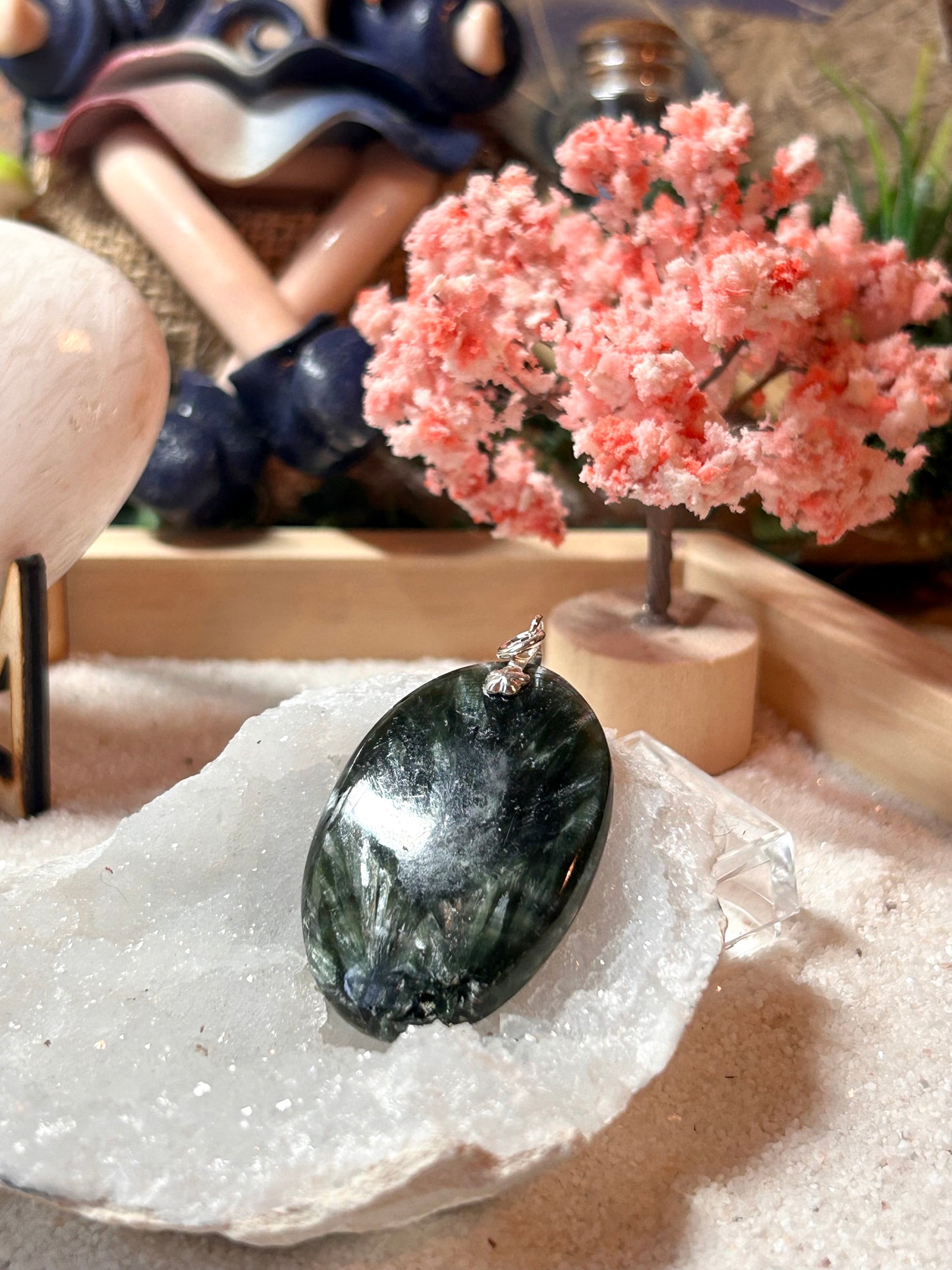 Pendentif de séraphinite