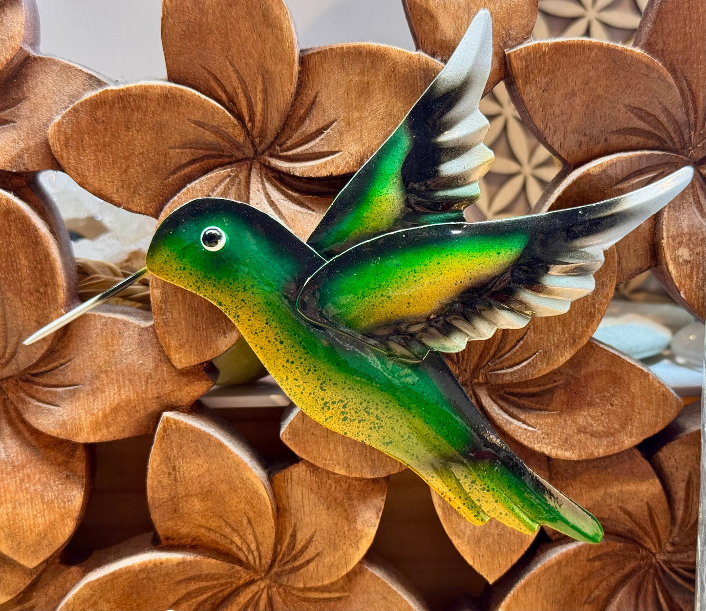 Colibri métallique à suspendre