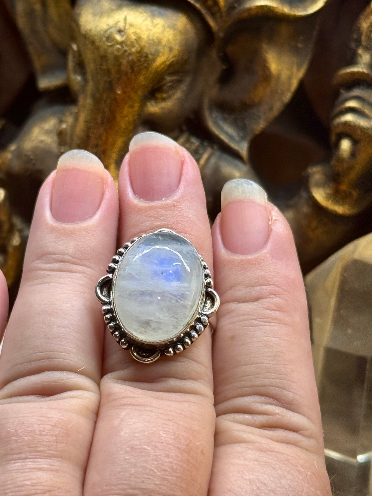 Bague Pierre de lune T56