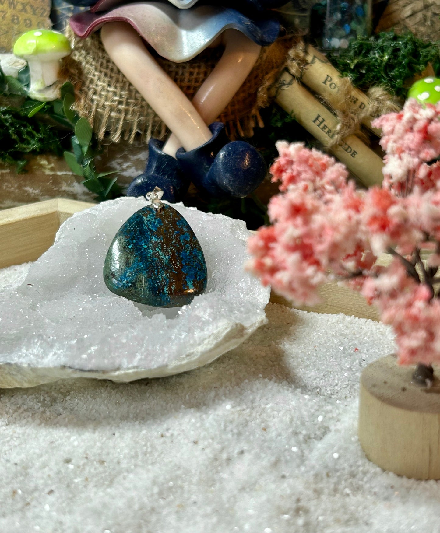 Pendentif d’Azurite