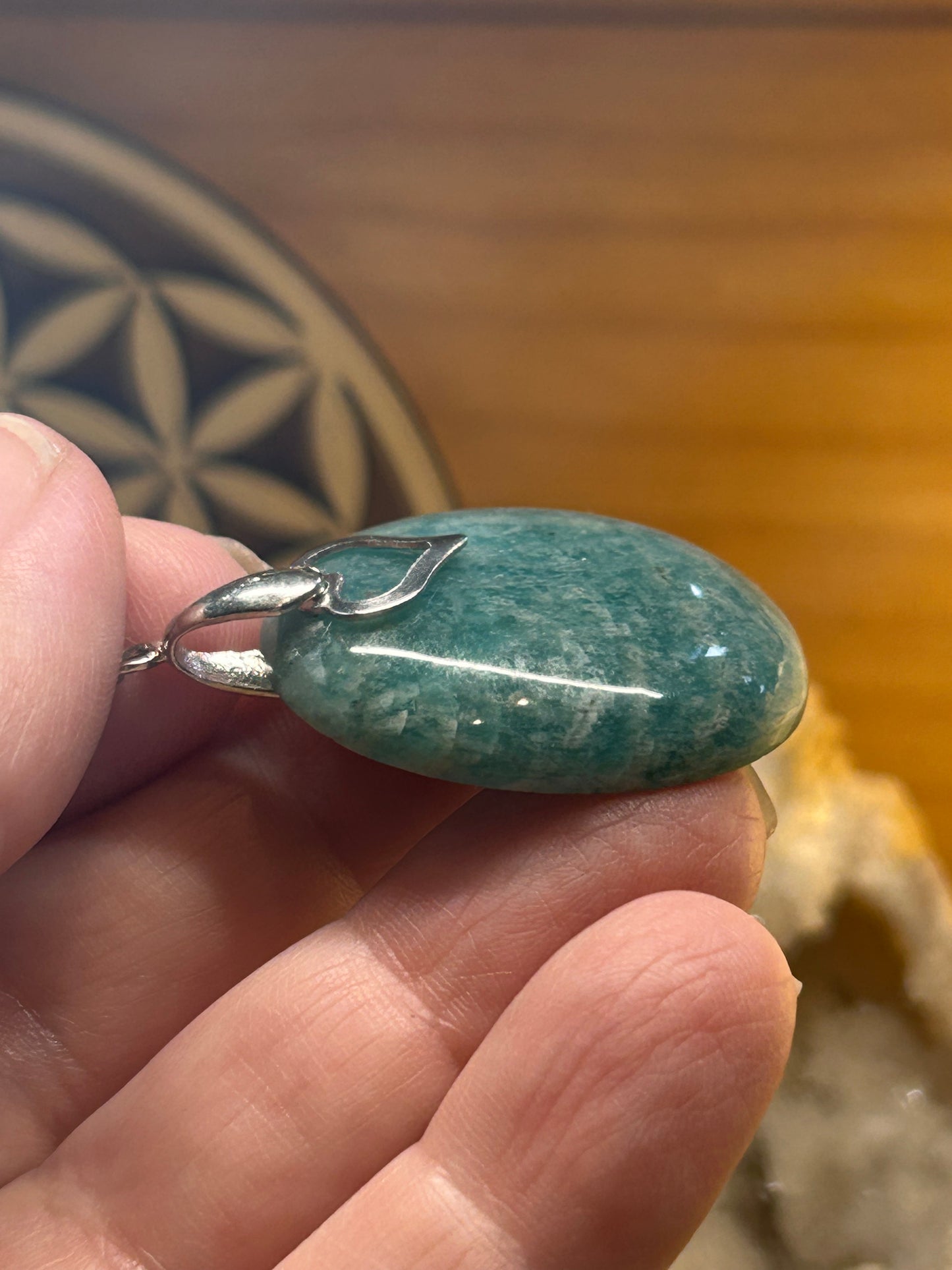 Pendentif d’amazonite