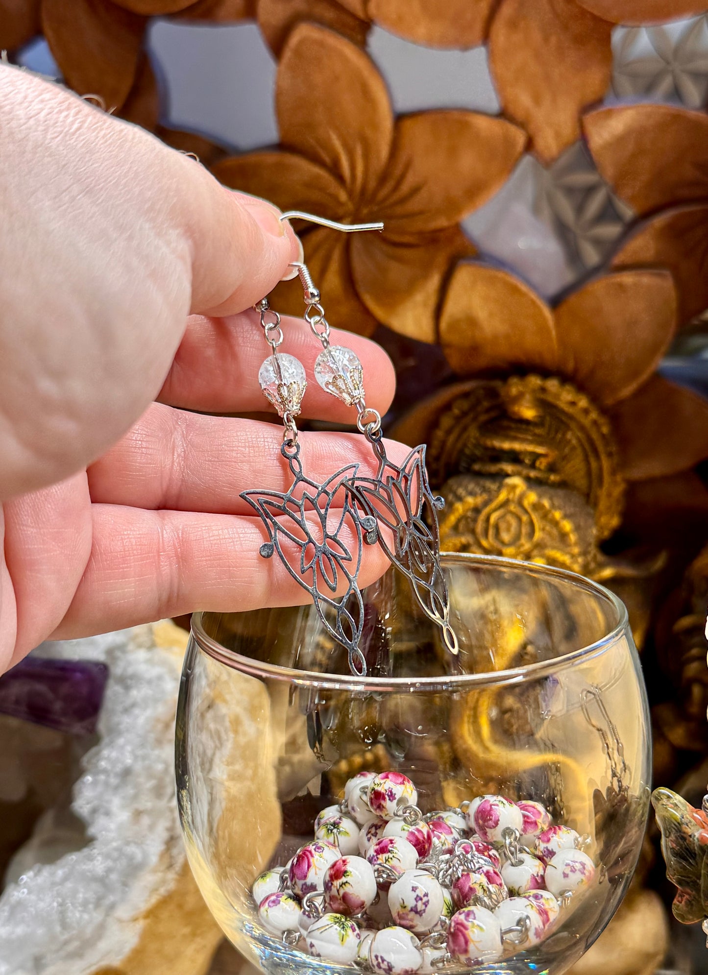 Boucles d’oreilles elfiques