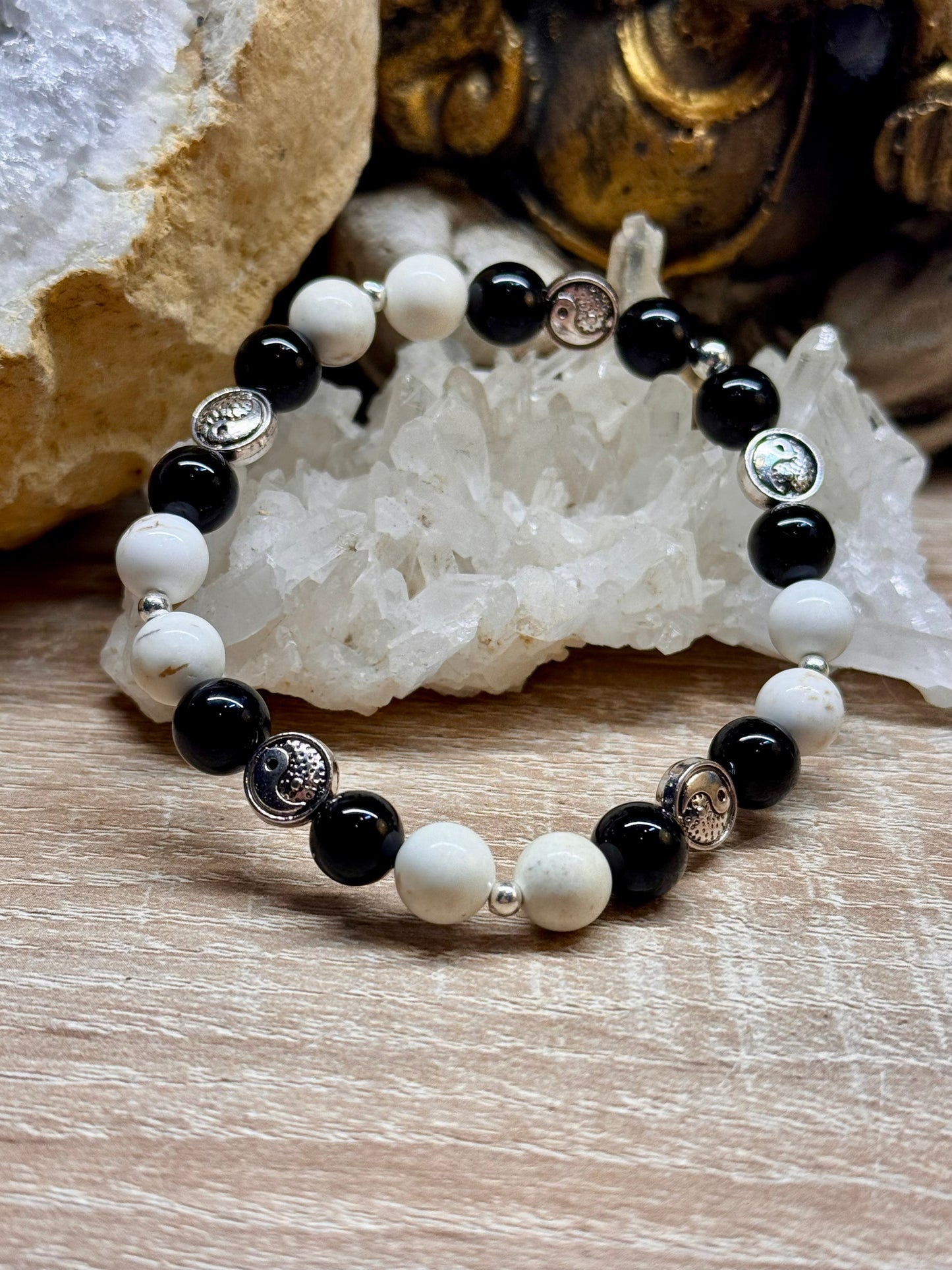 Bracelet "Équilibre" Yin et Yang