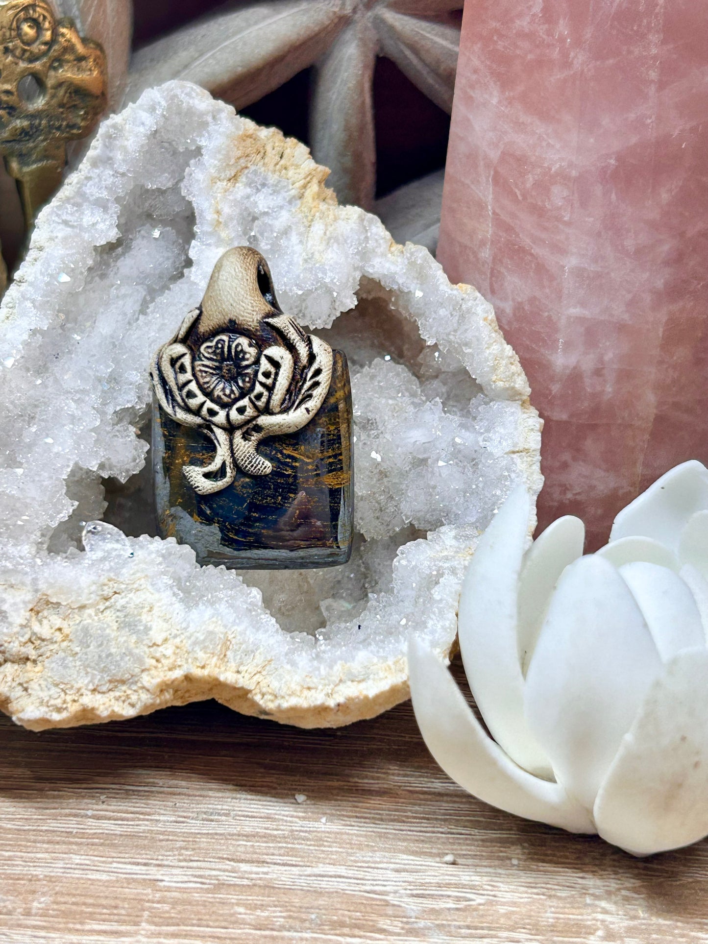Pendentif en bronzite