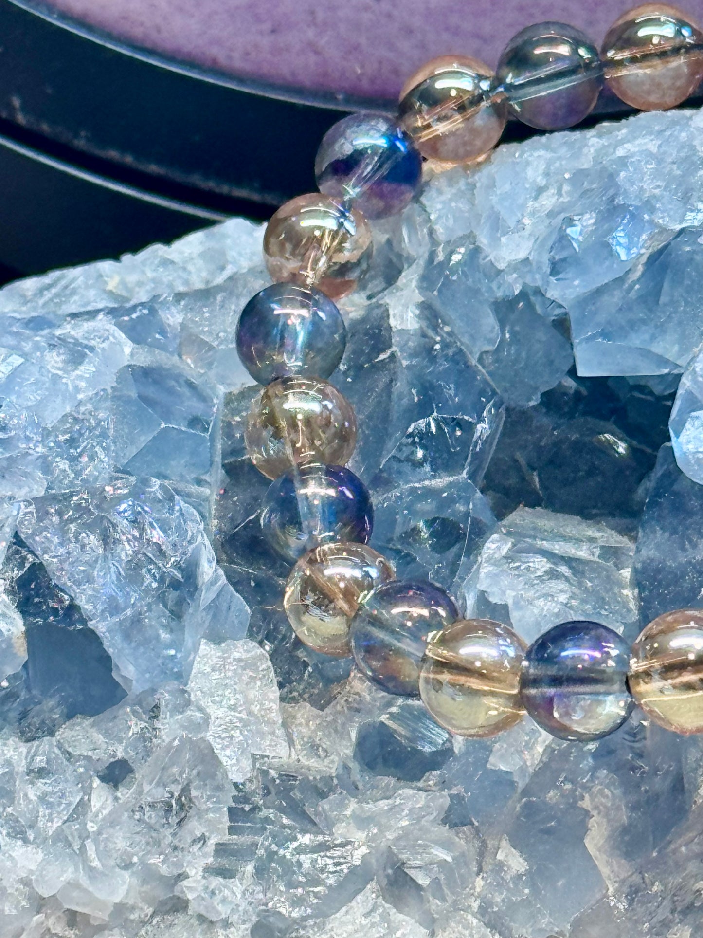Bracelet en perles d’Aqua Aura