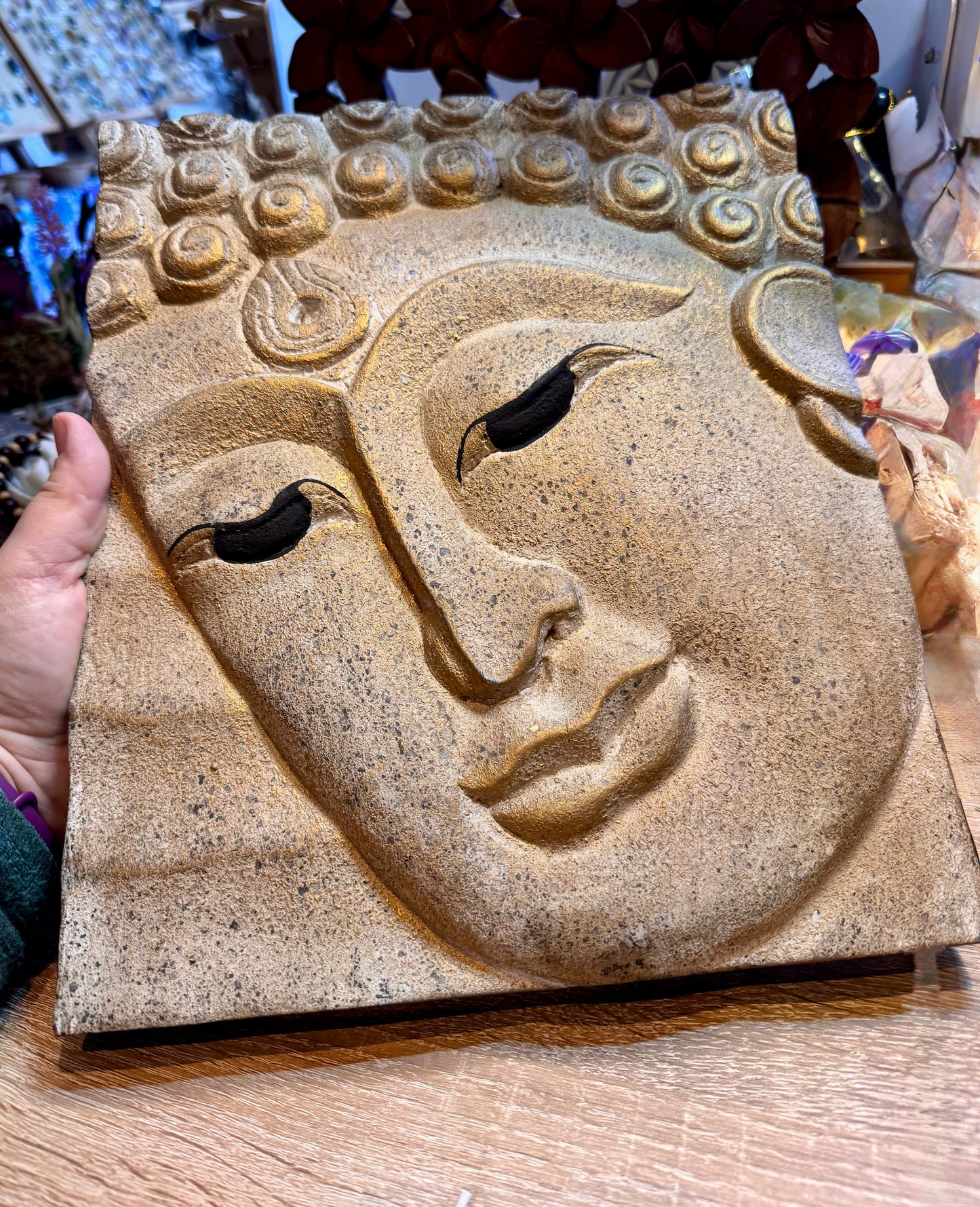 Cadre Bouddha sculpté