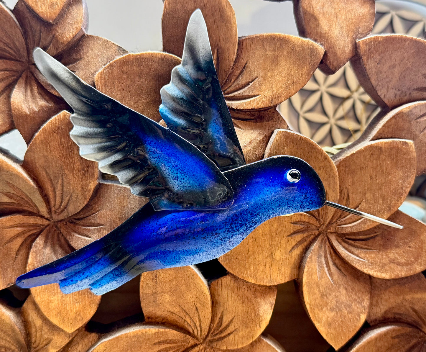 Colibri métallique à suspendre