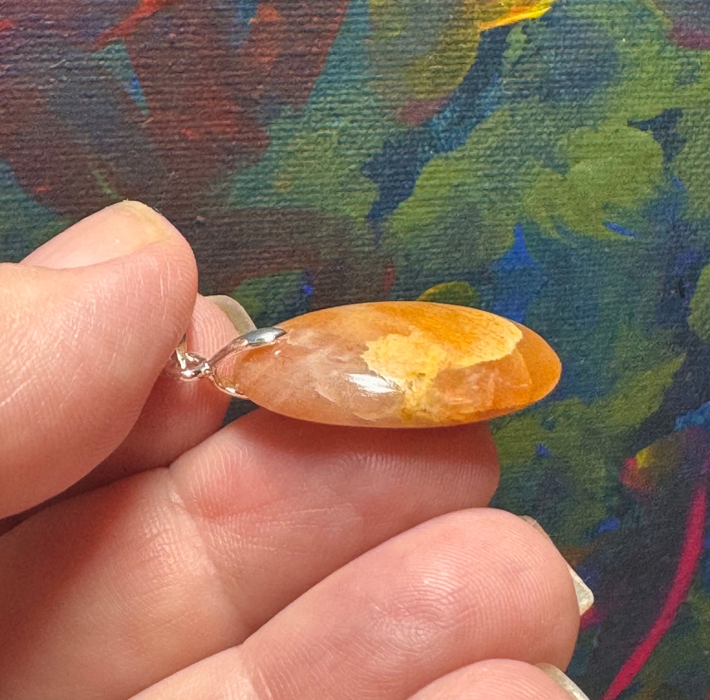 Pendentif de pierre de soleil