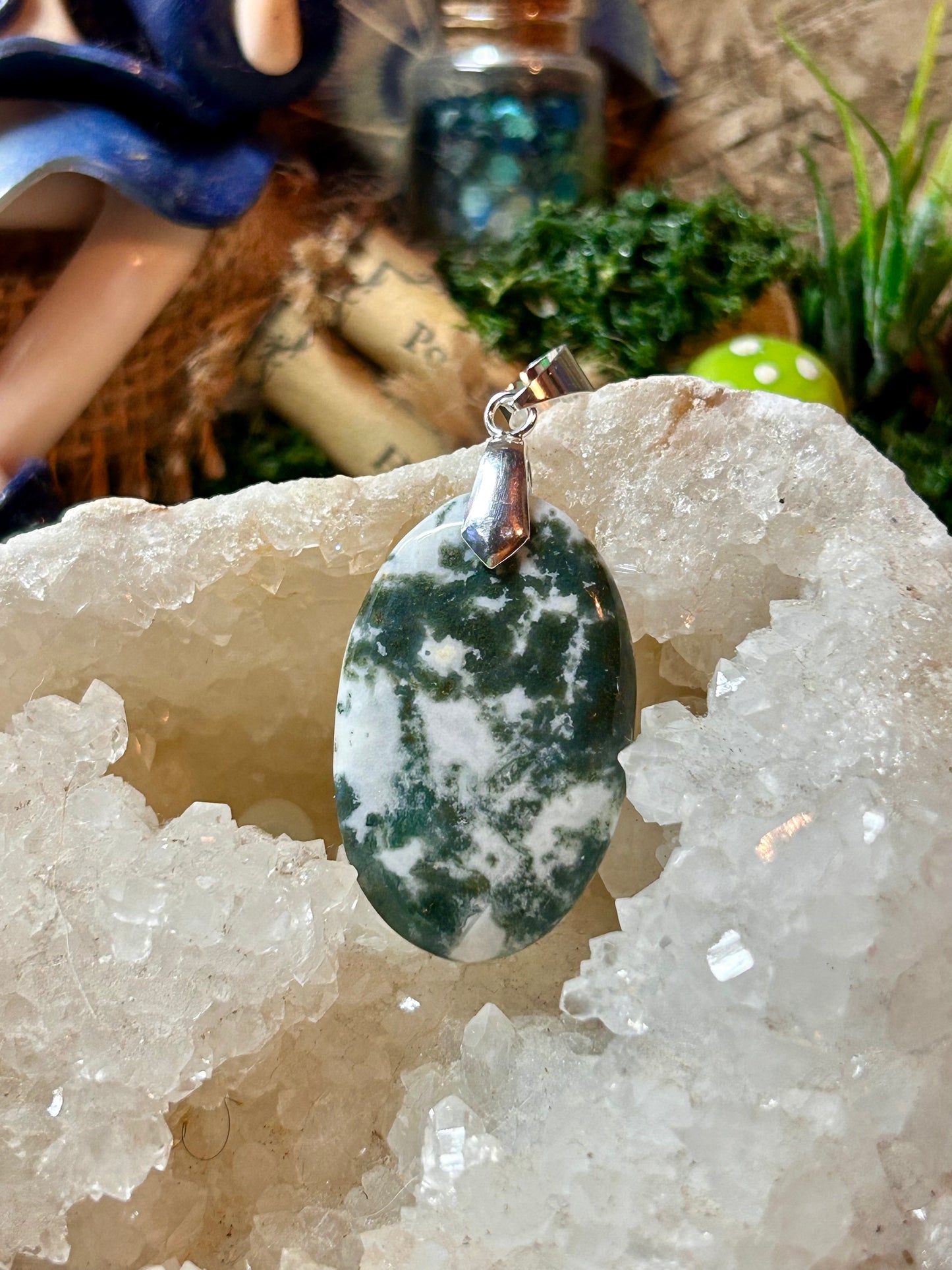 Pendentif d’agate arbre